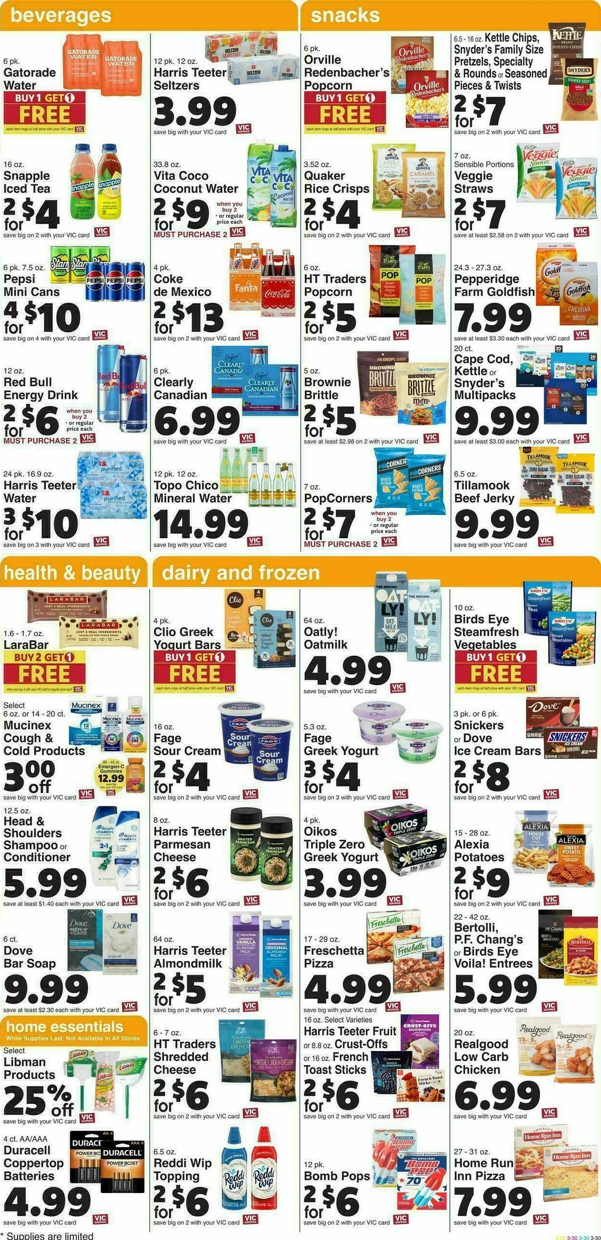 Harris Teeter Weekly Ad from September 24