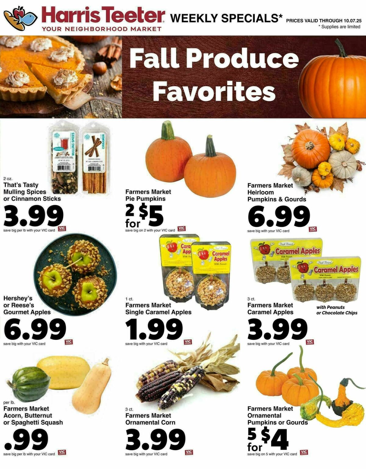Harris Teeter Weekly Ad from October 1