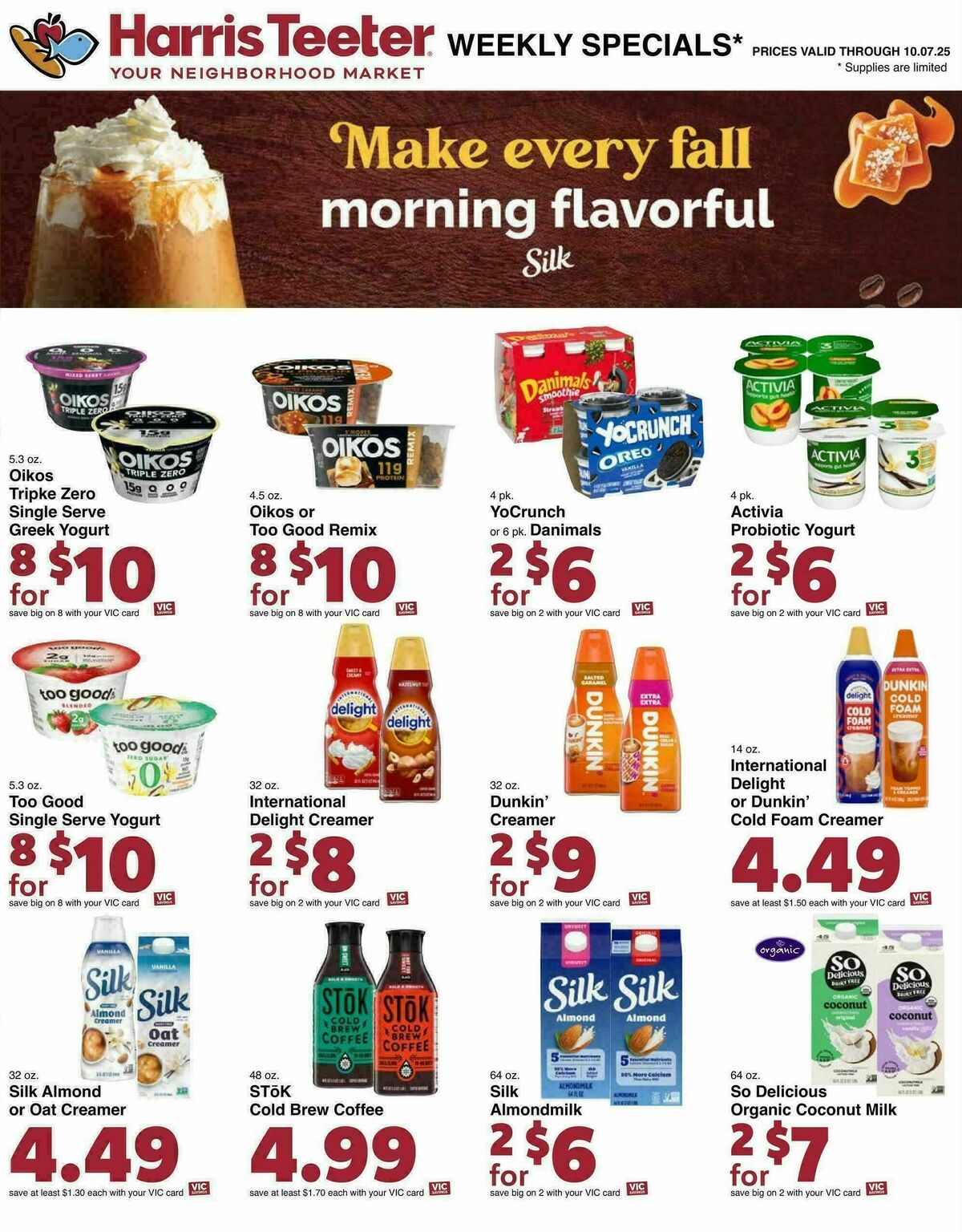 Harris Teeter Weekly Ad from October 1