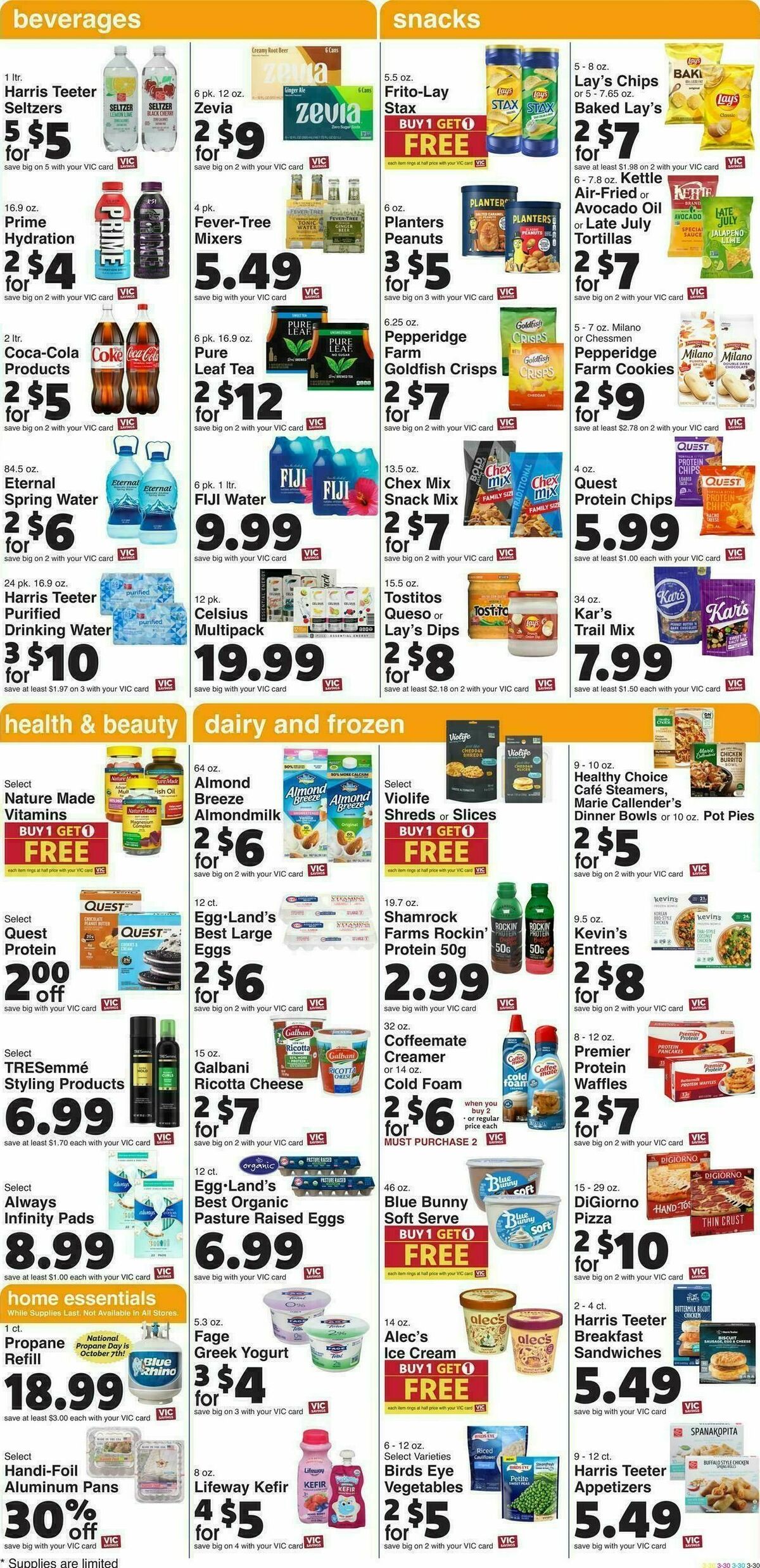 Harris Teeter Weekly Ad from October 1