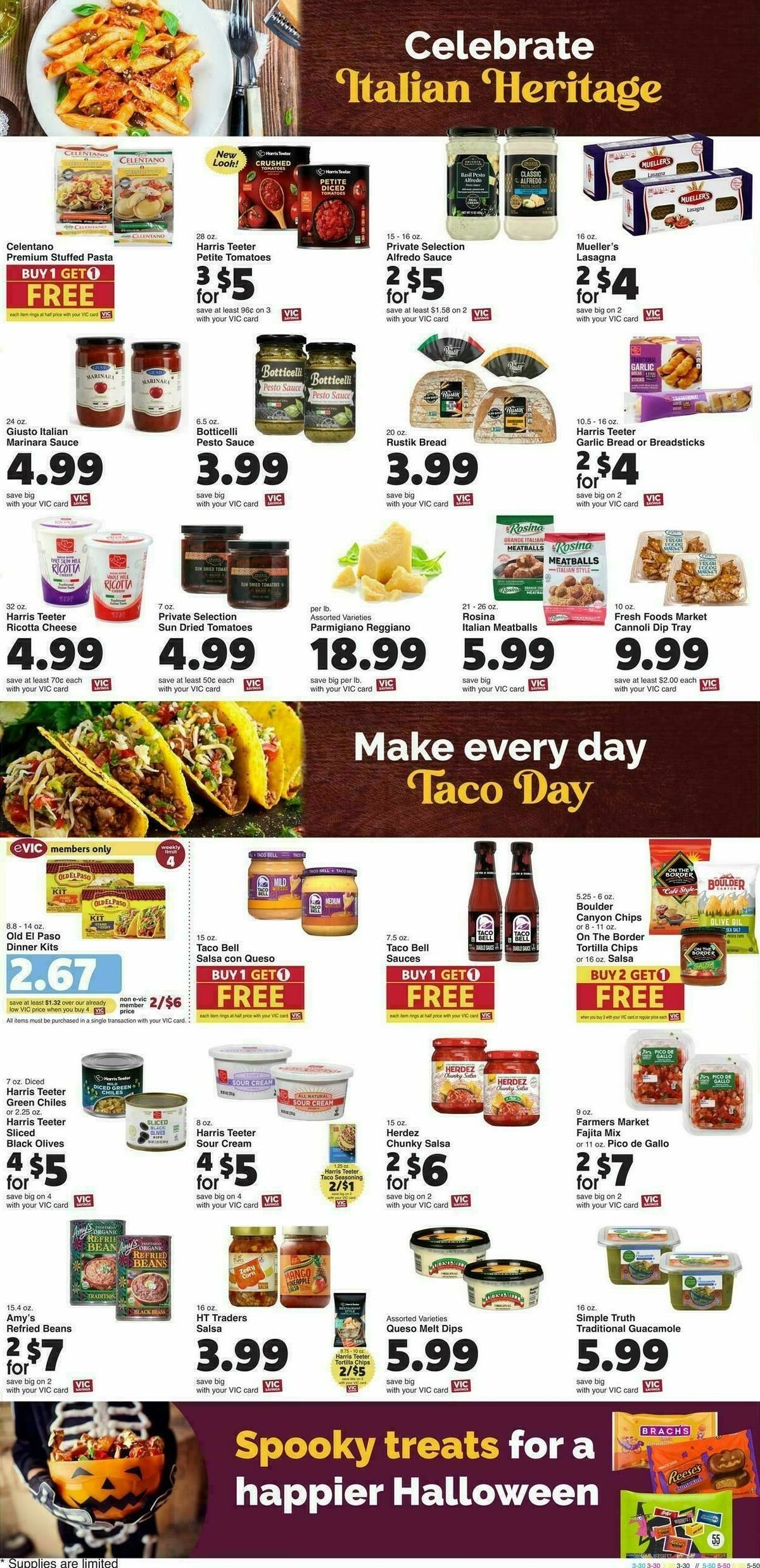 Harris Teeter Weekly Ad from October 1