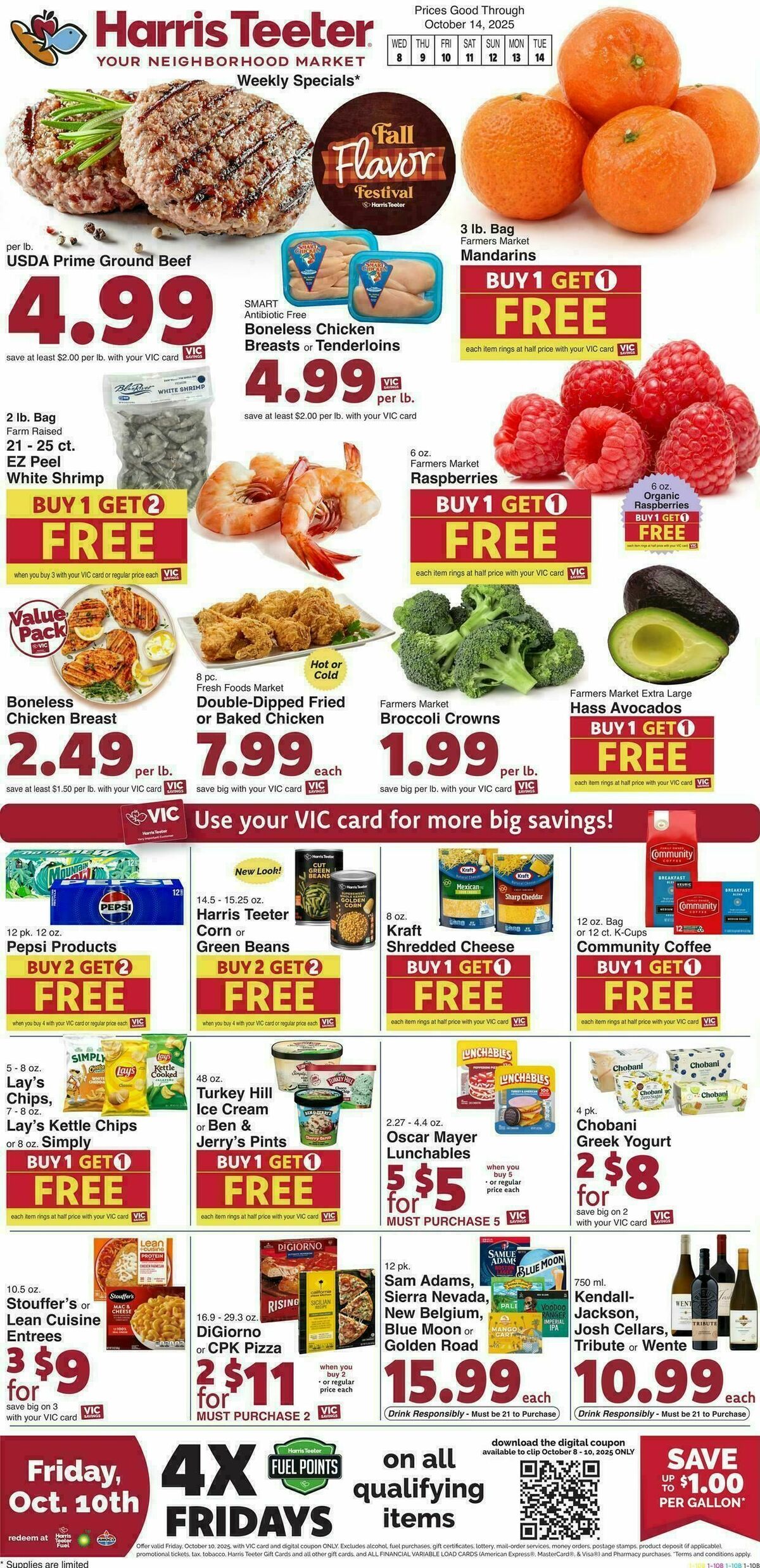 Harris Teeter Weekly Ad from October 8