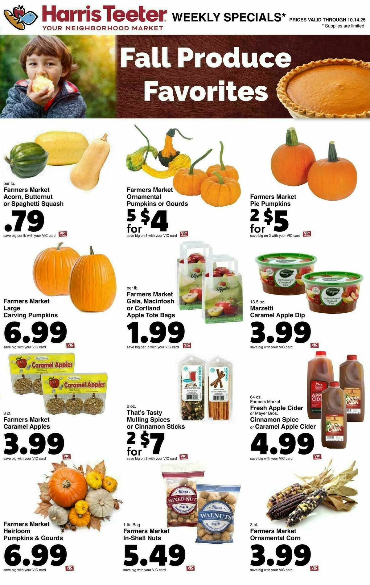 Harris Teeter Weekly Ad from October 8
