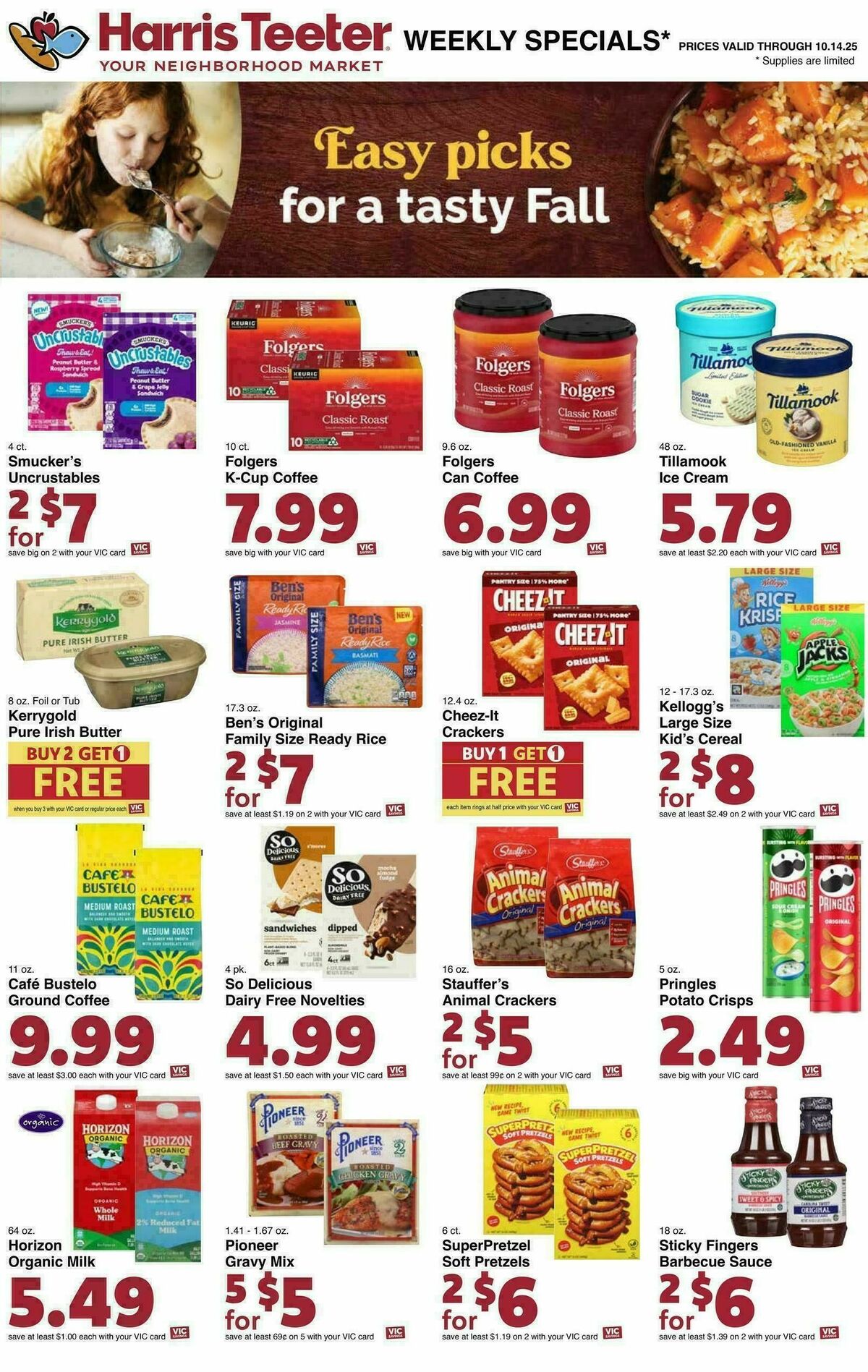 Harris Teeter Weekly Ad from October 8