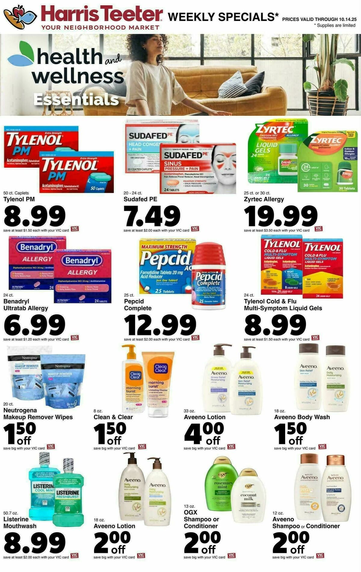 Harris Teeter Weekly Ad from October 8