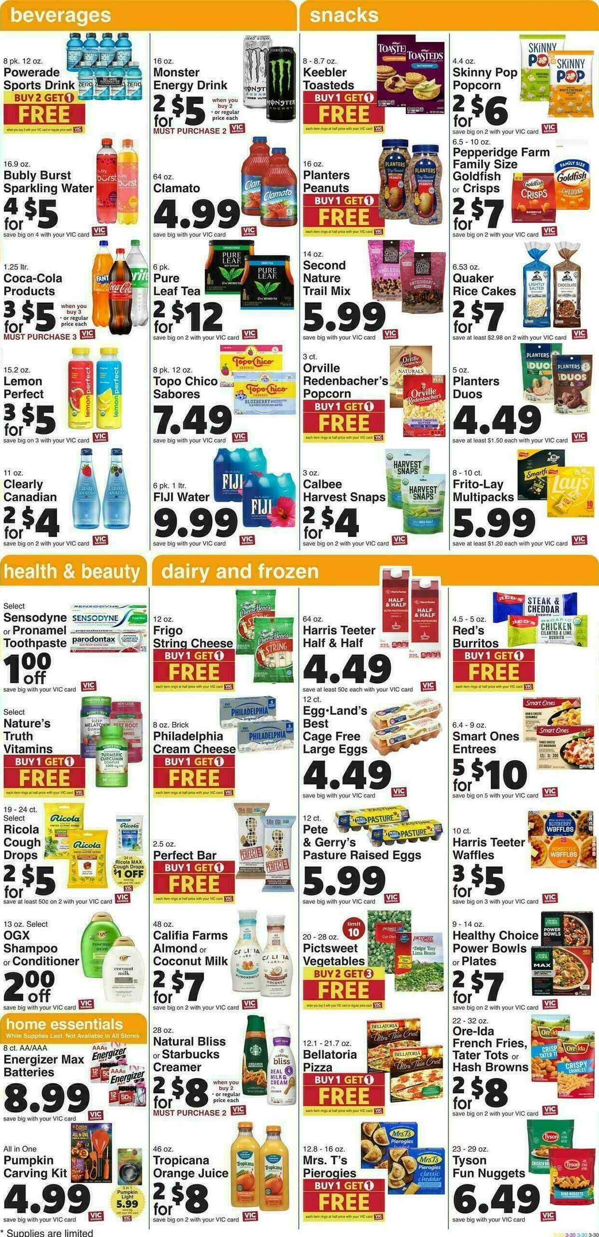 Harris Teeter Weekly Ad from October 8