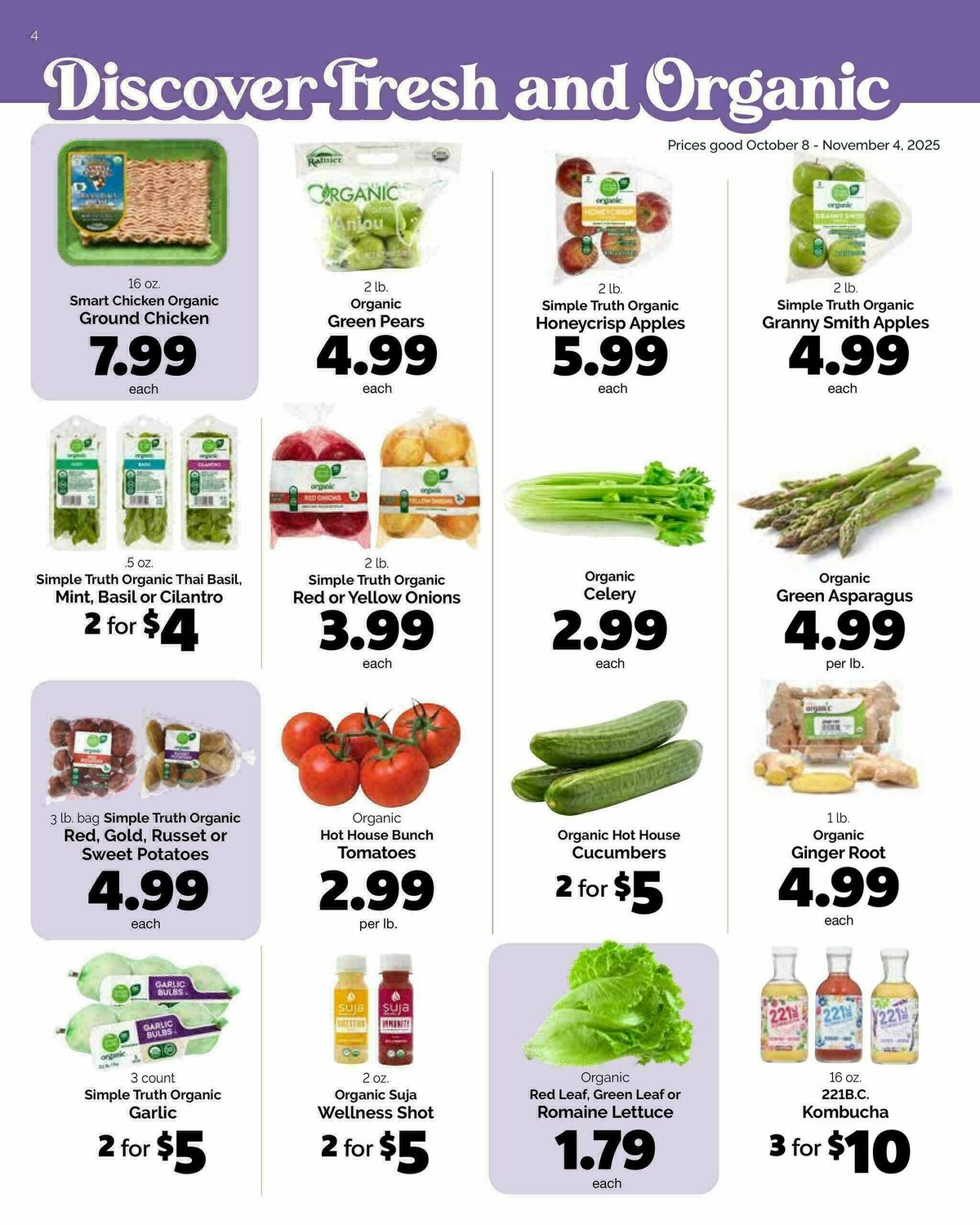 Harris Teeter Weekly Ad from October 8