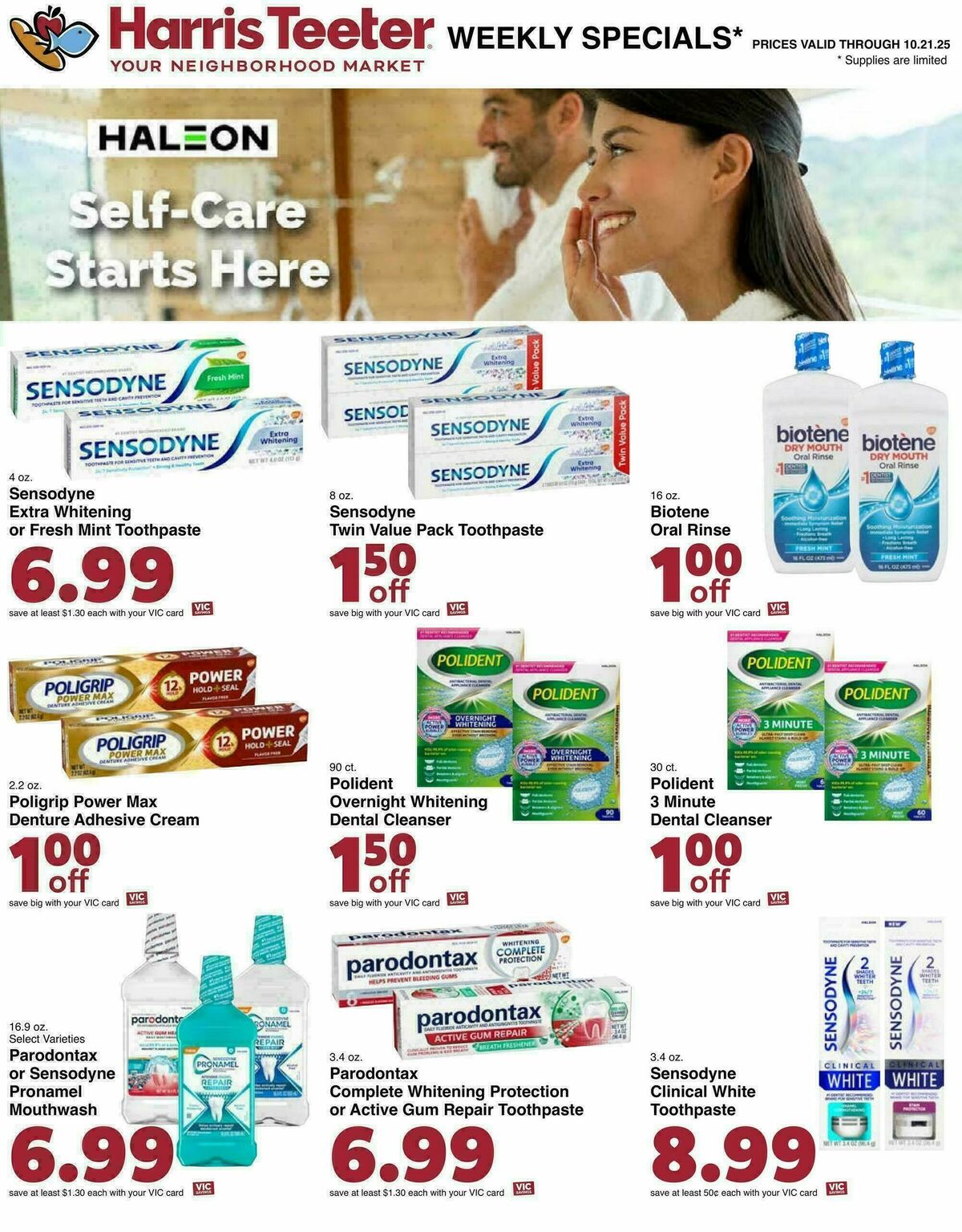Harris Teeter Weekly Ad from October 15