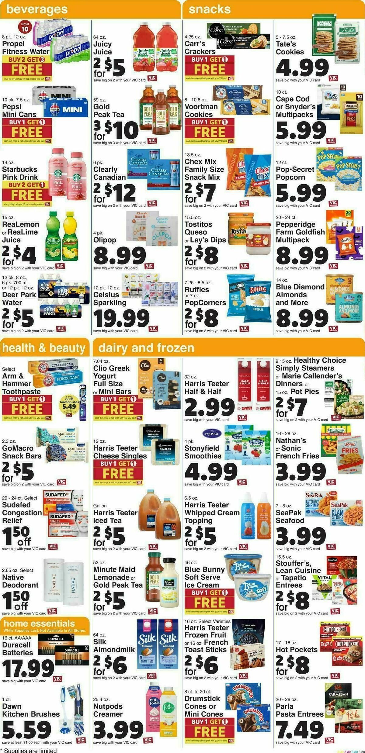 Harris Teeter Weekly Ad from October 15