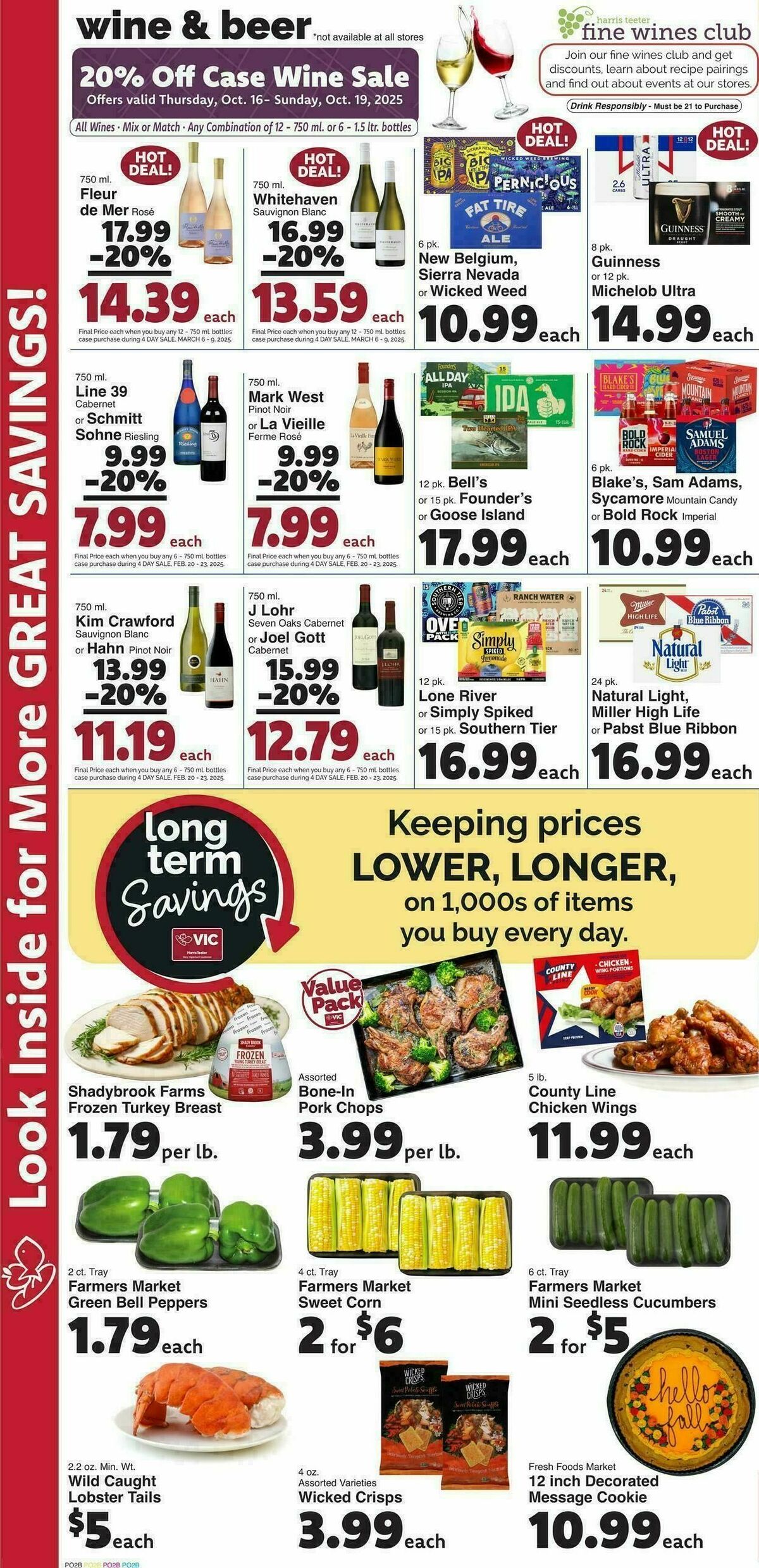 Harris Teeter Weekly Ad from October 15