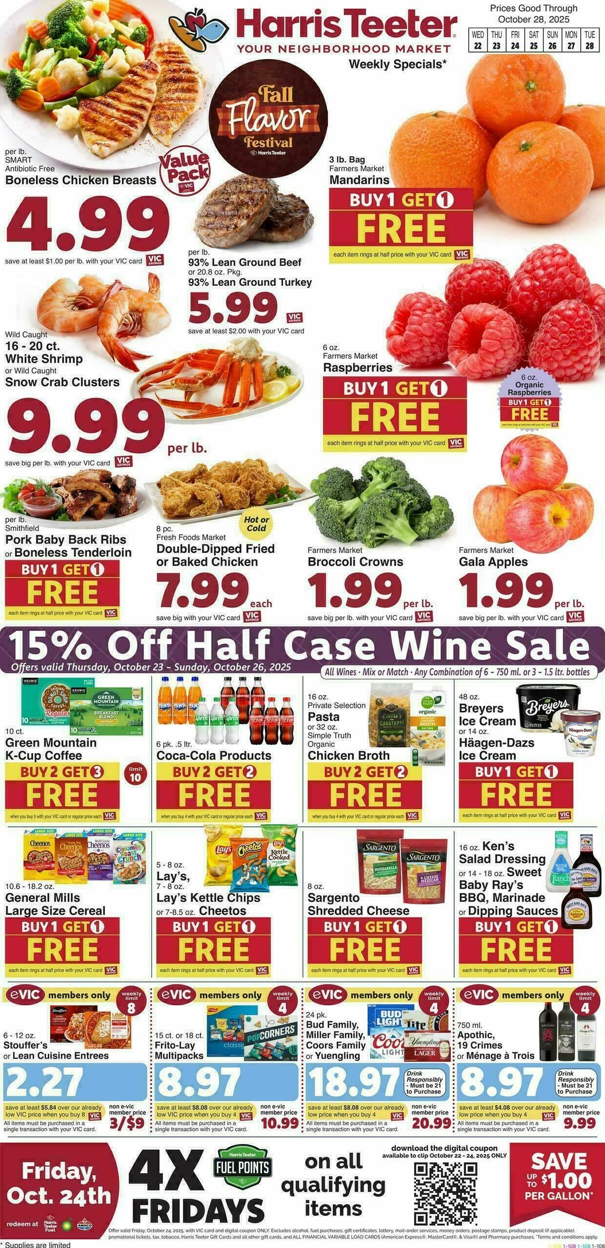 Harris Teeter Weekly Ad from October 22