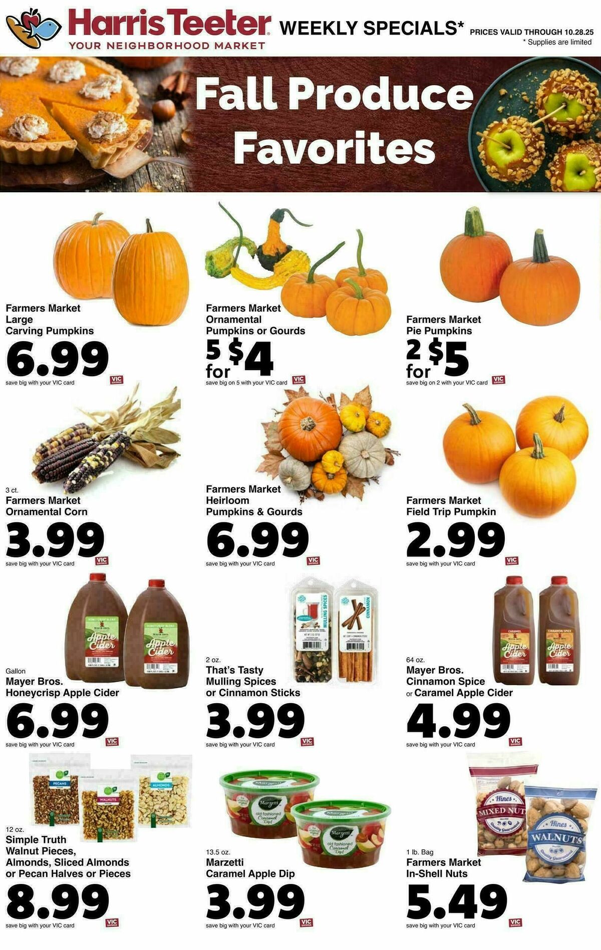 Harris Teeter Weekly Ad from October 22