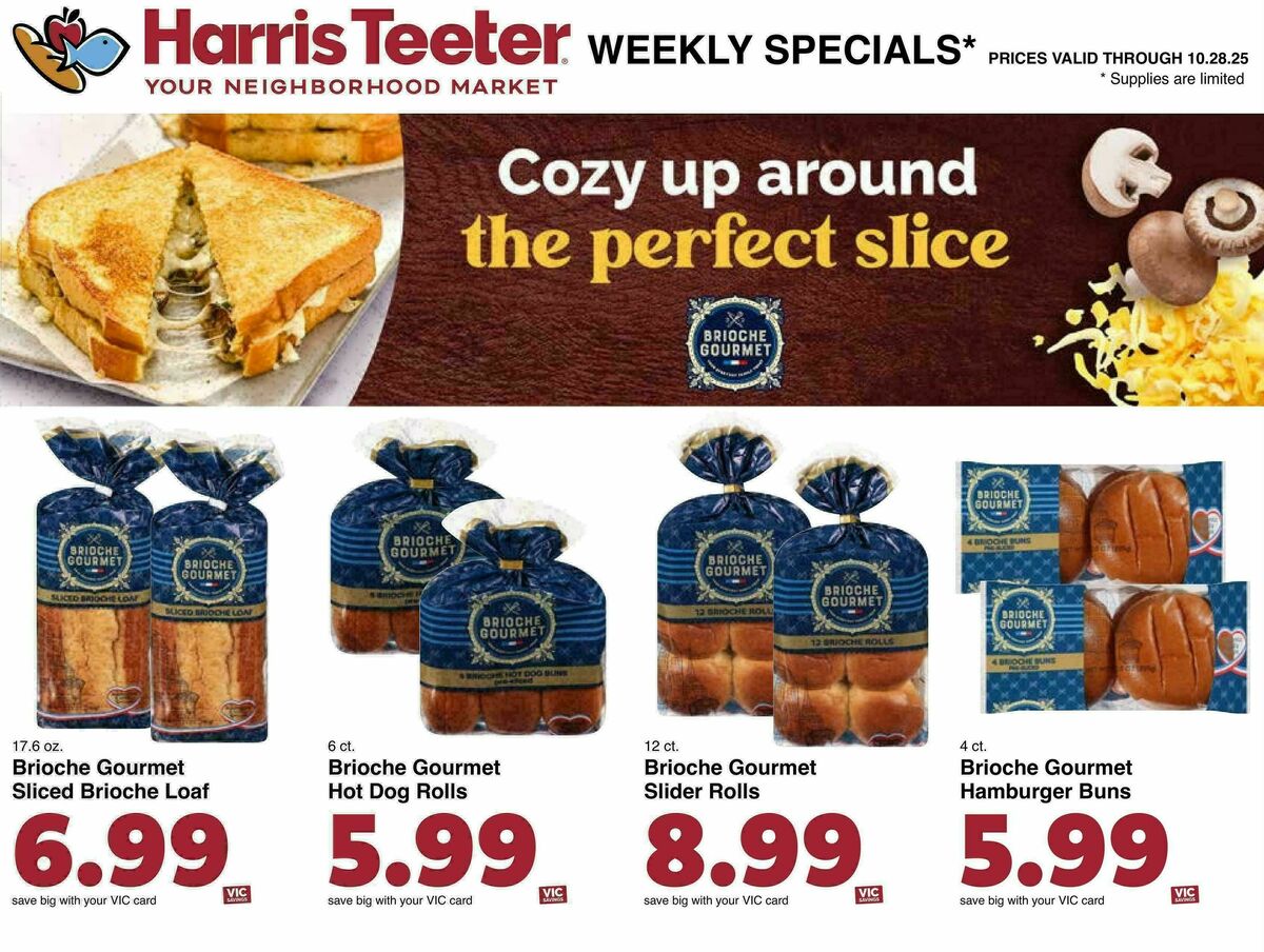 Harris Teeter Weekly Ad from October 22