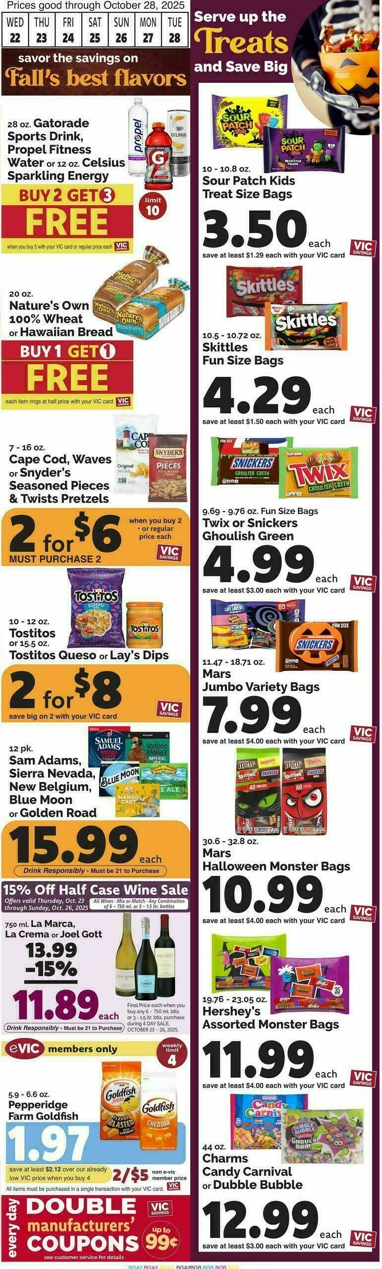 Harris Teeter Weekly Ad from October 22