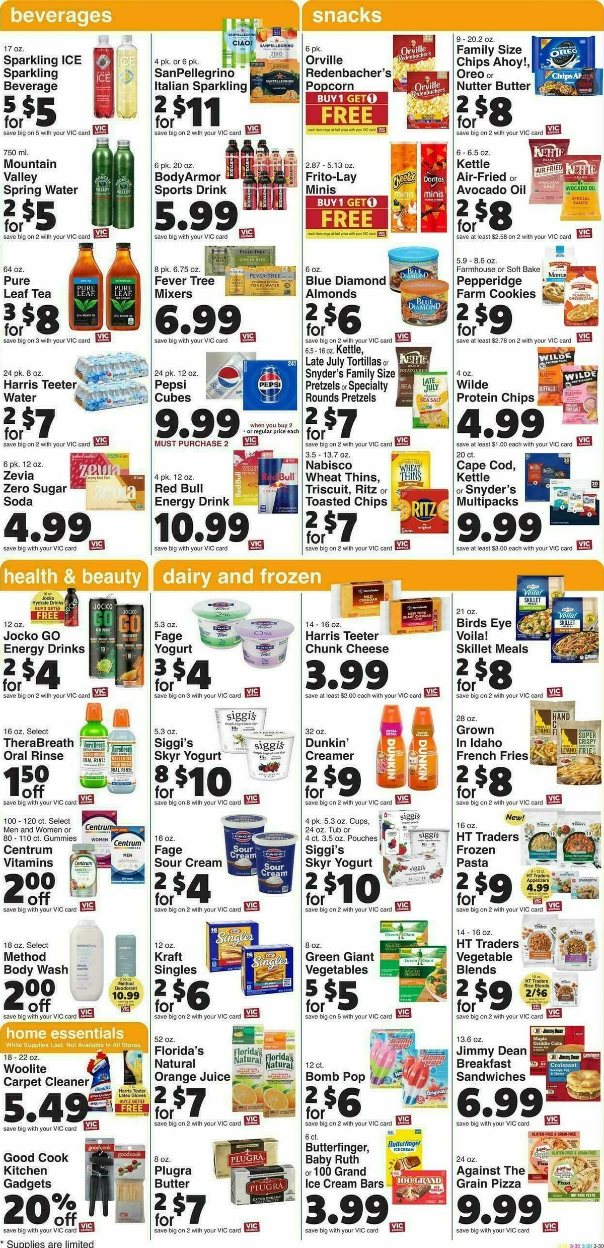 Harris Teeter Weekly Ad from October 22