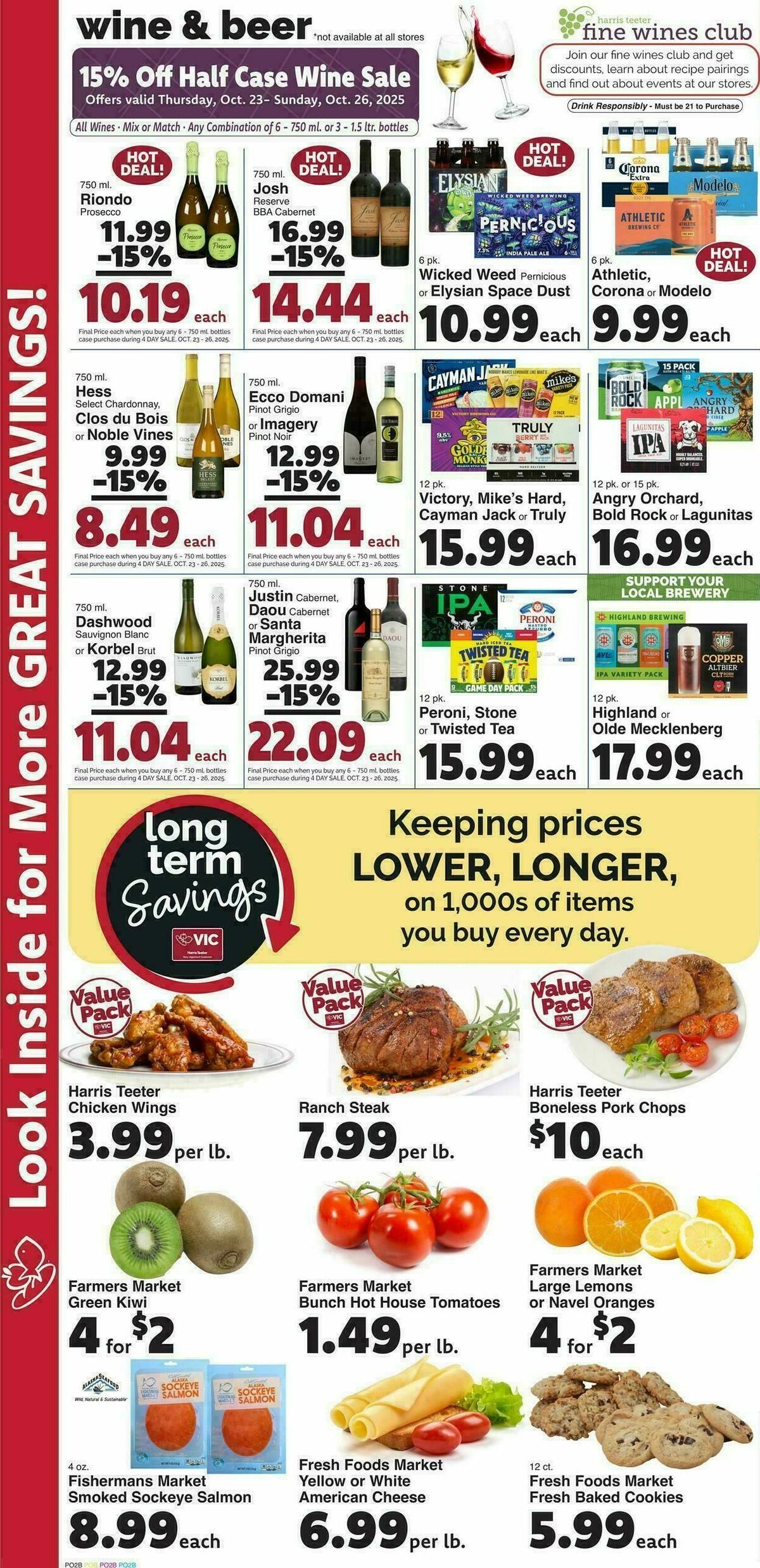 Harris Teeter Weekly Ad from October 22