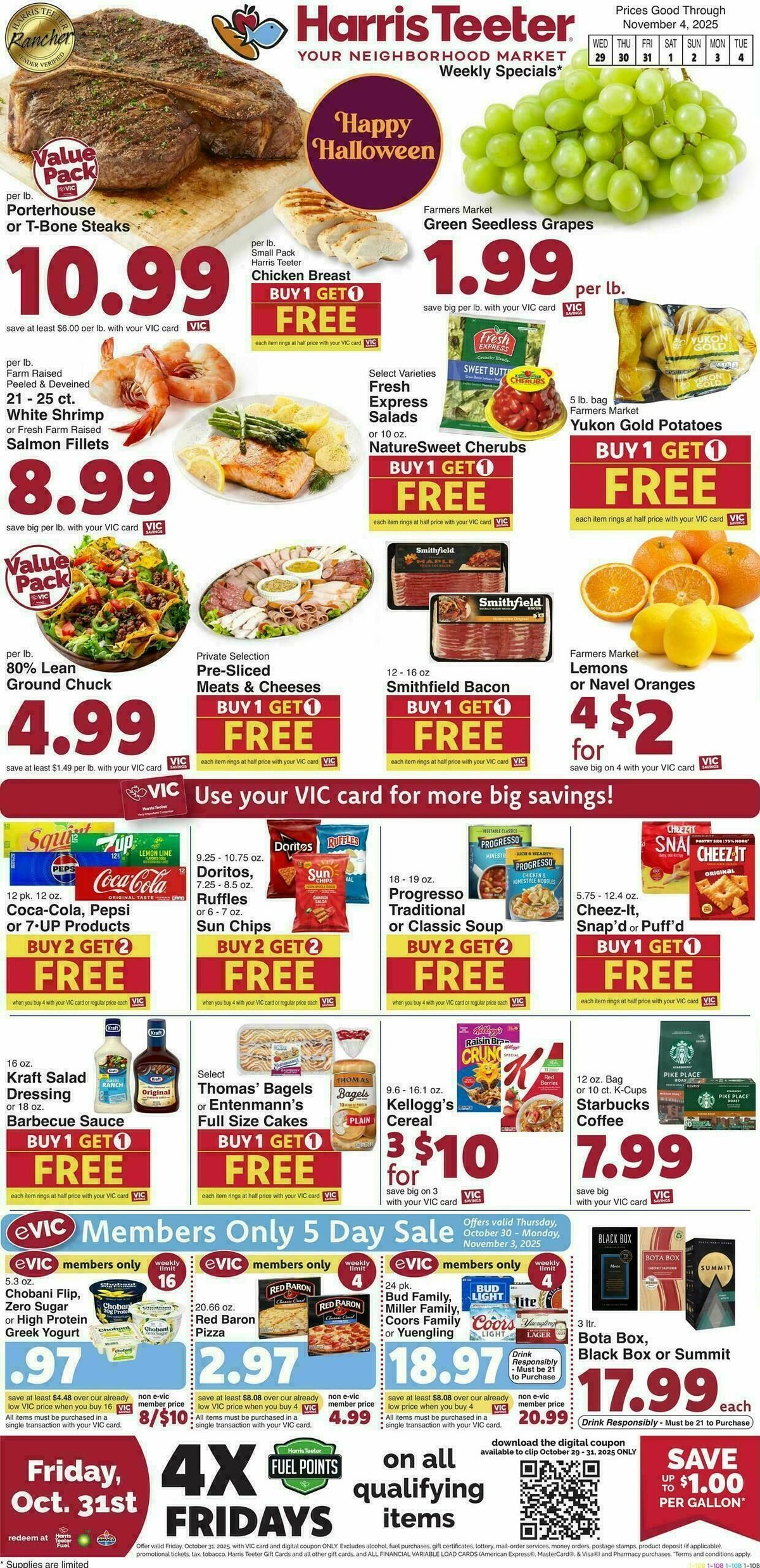 Harris Teeter Weekly Ad from October 29