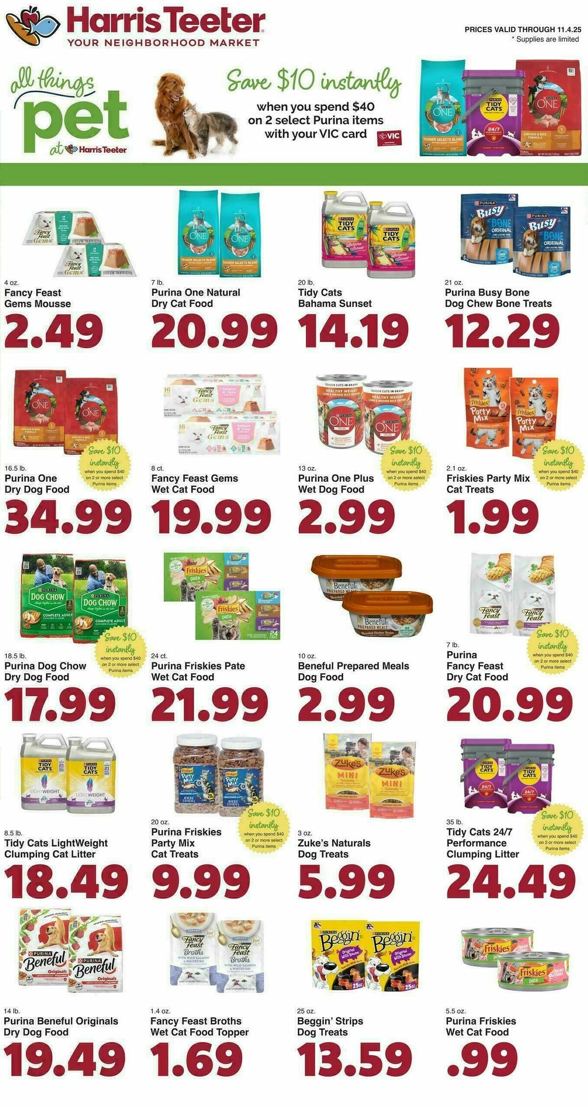 Harris Teeter Weekly Ad from October 29