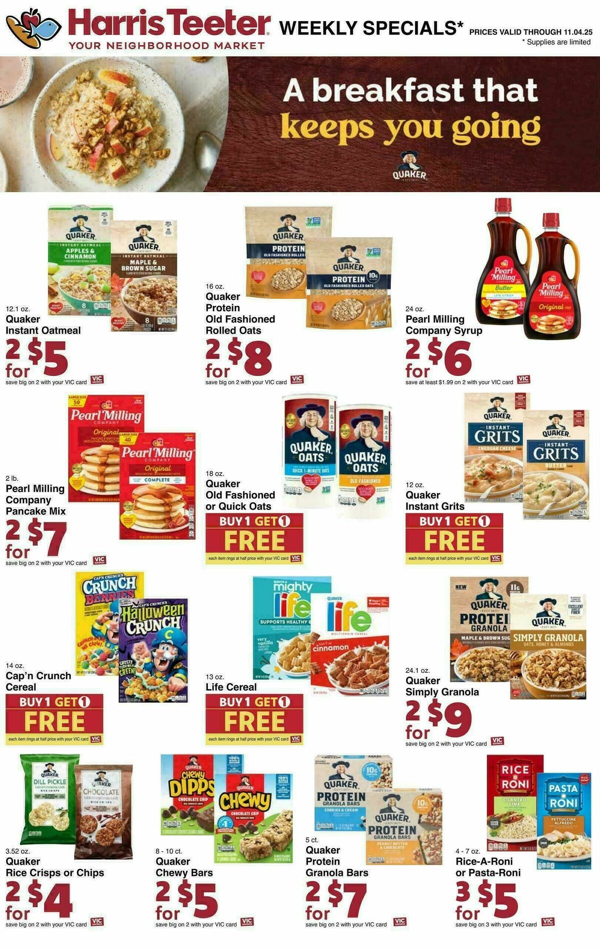 Harris Teeter Weekly Ad from October 29