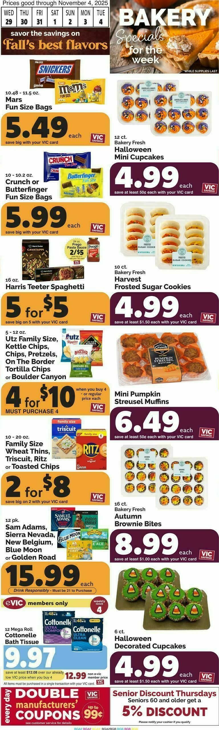 Harris Teeter Weekly Ad from October 29