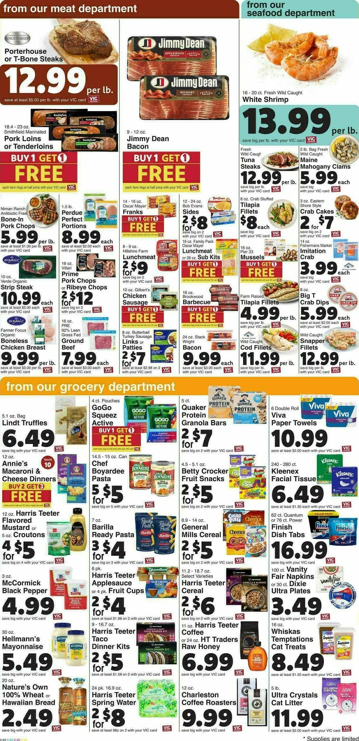 Harris Teeter Weekly Ad from October 29