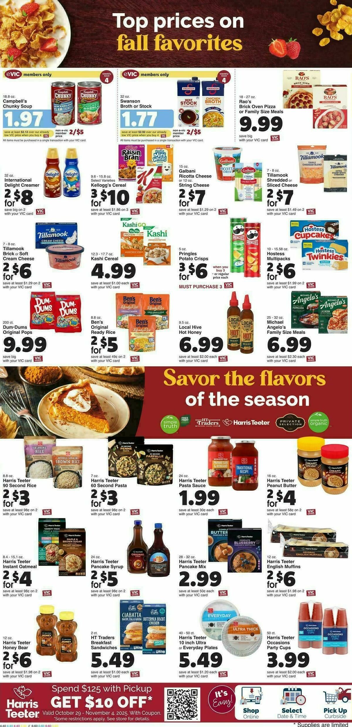Harris Teeter Weekly Ad from October 29