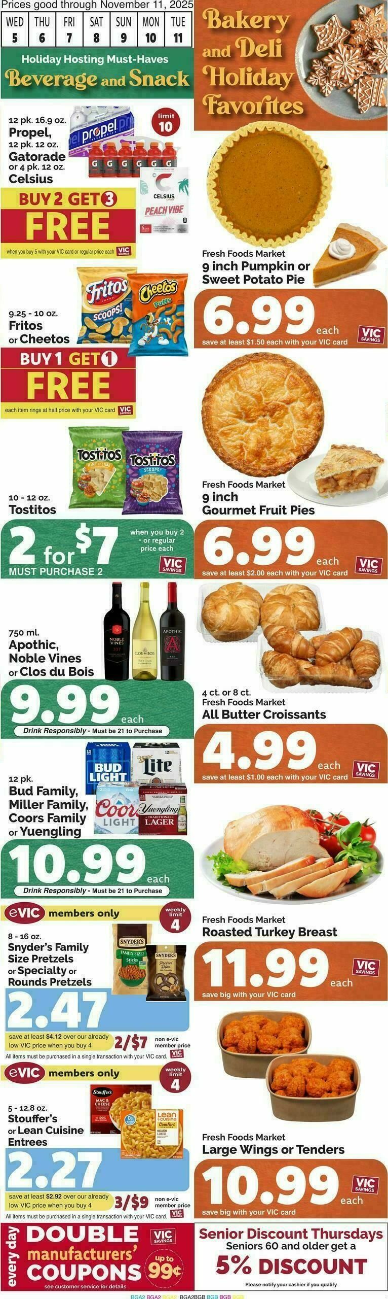 Harris Teeter Weekly Ad from November 5