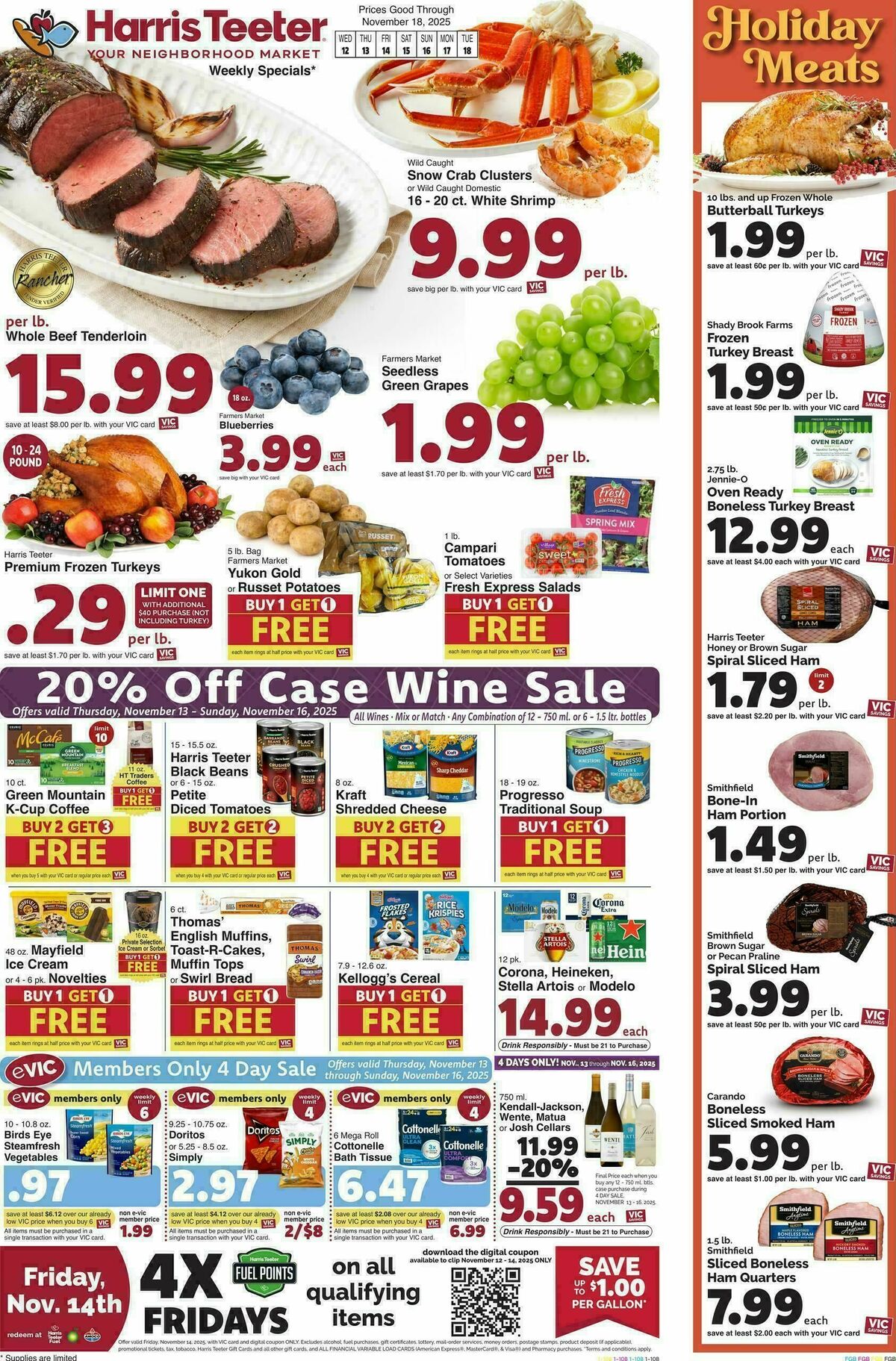 Harris Teeter Weekly Ad from November 12