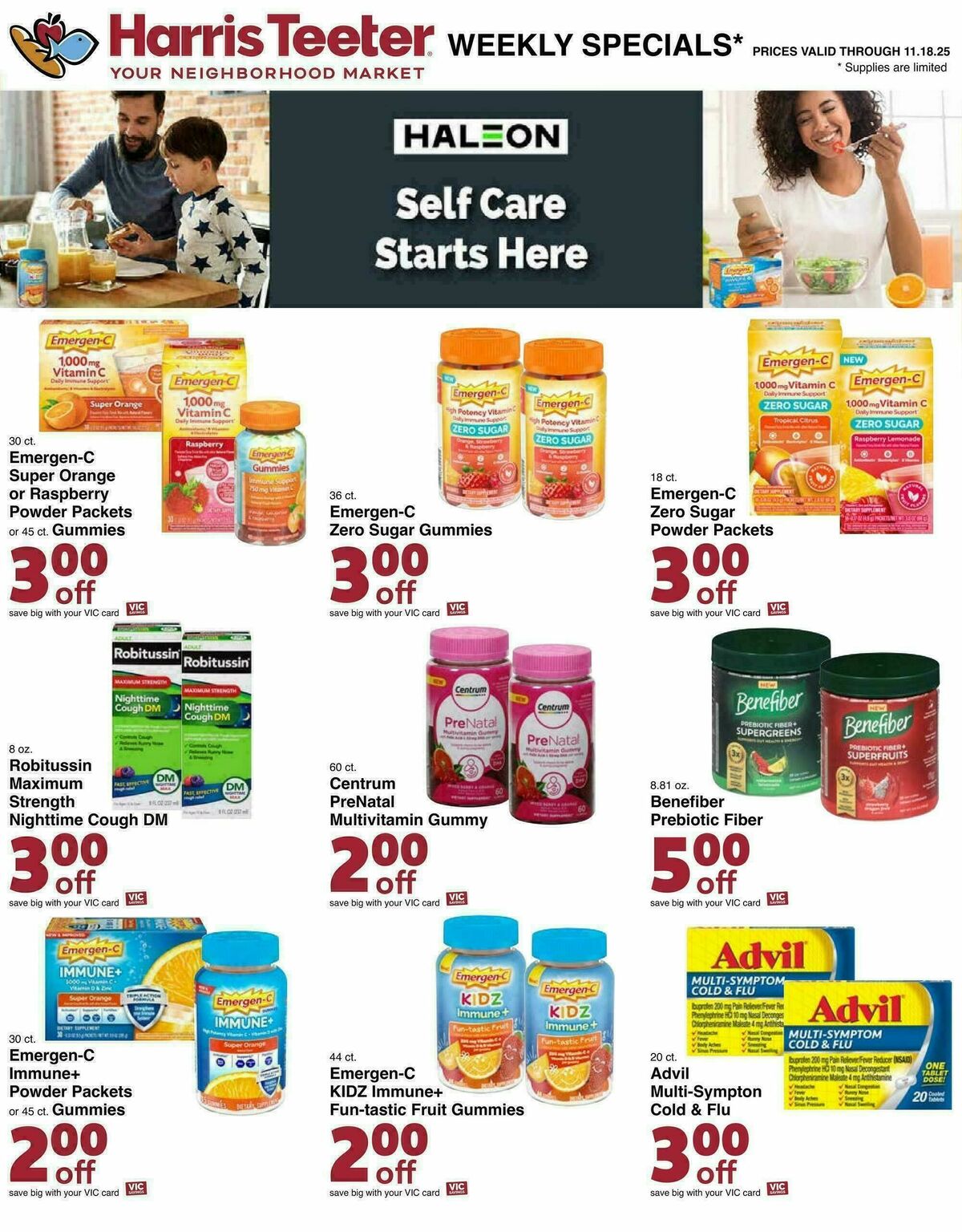 Harris Teeter Weekly Ad from November 12