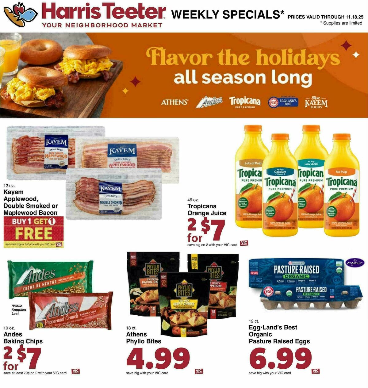 Harris Teeter Weekly Ad from November 12