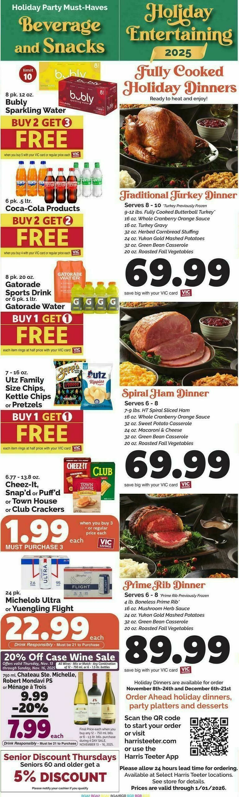 Harris Teeter Weekly Ad from November 12