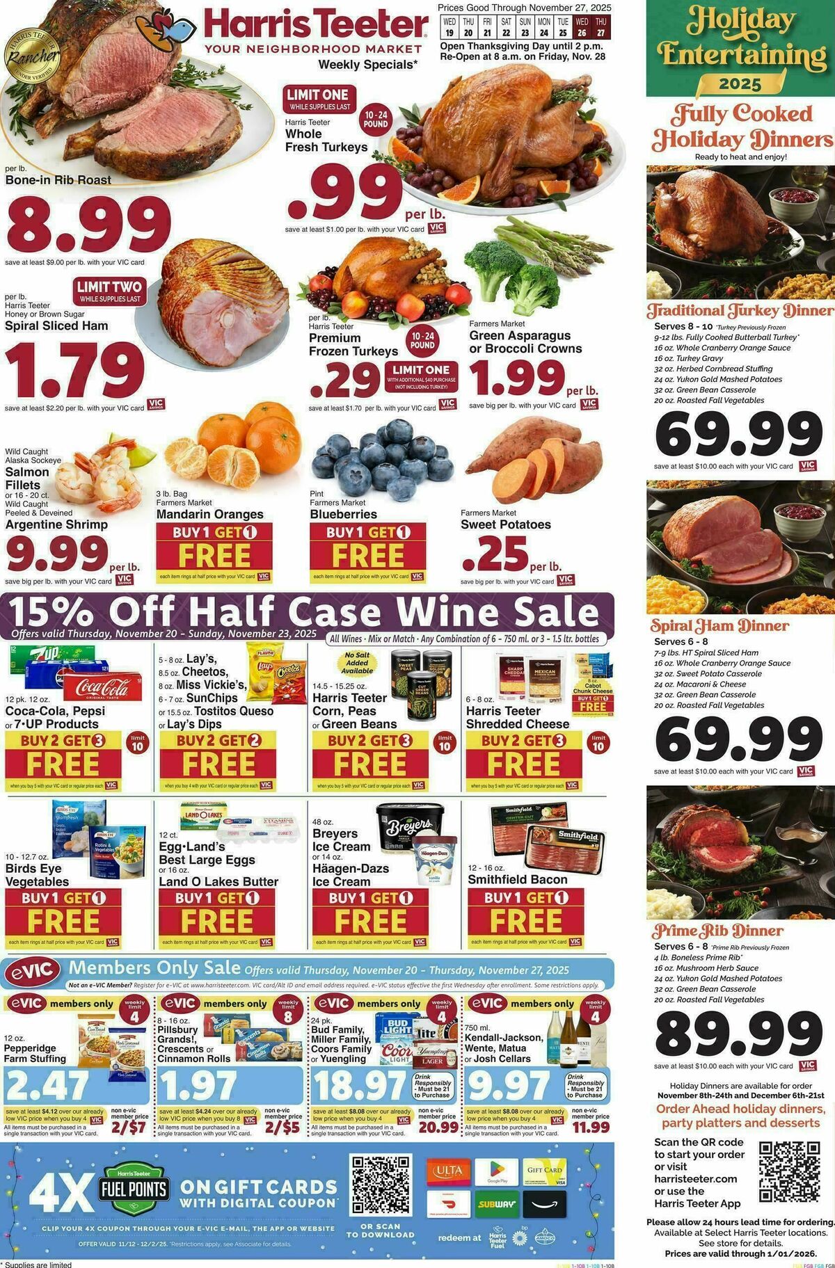 Harris Teeter Weekly Ad from November 19