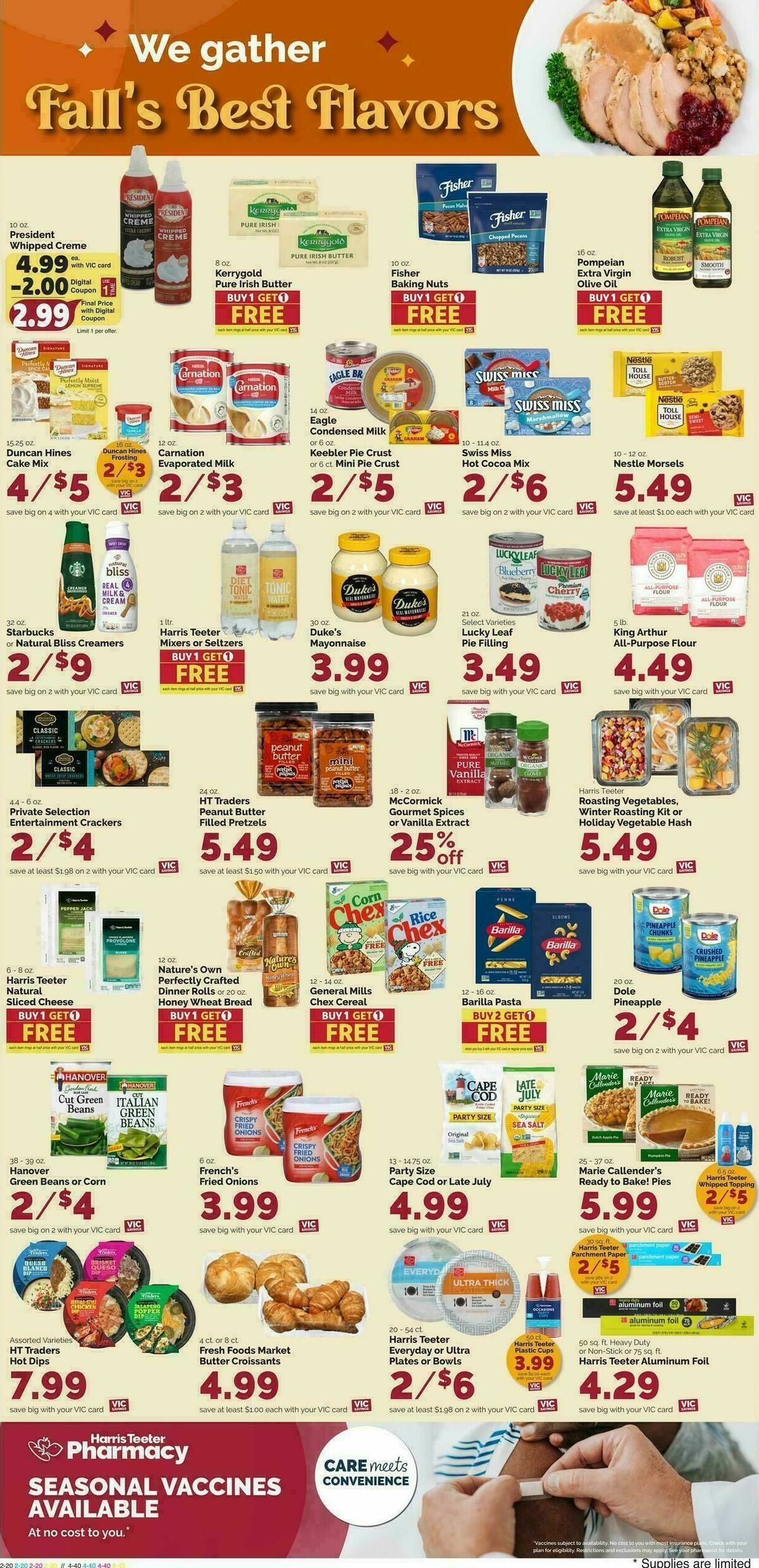 Harris Teeter Weekly Ad from November 19