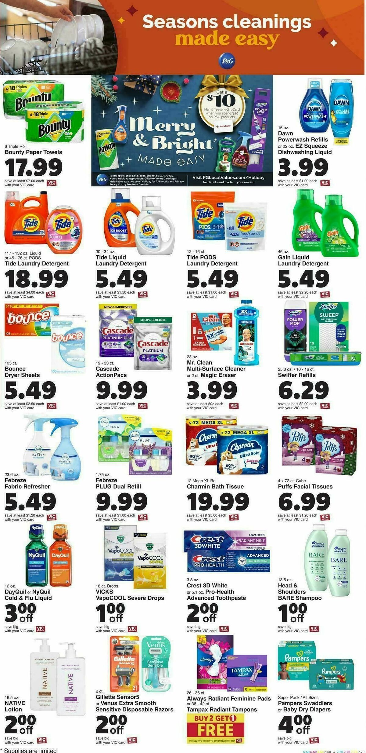 Harris Teeter Weekly Ad from November 19