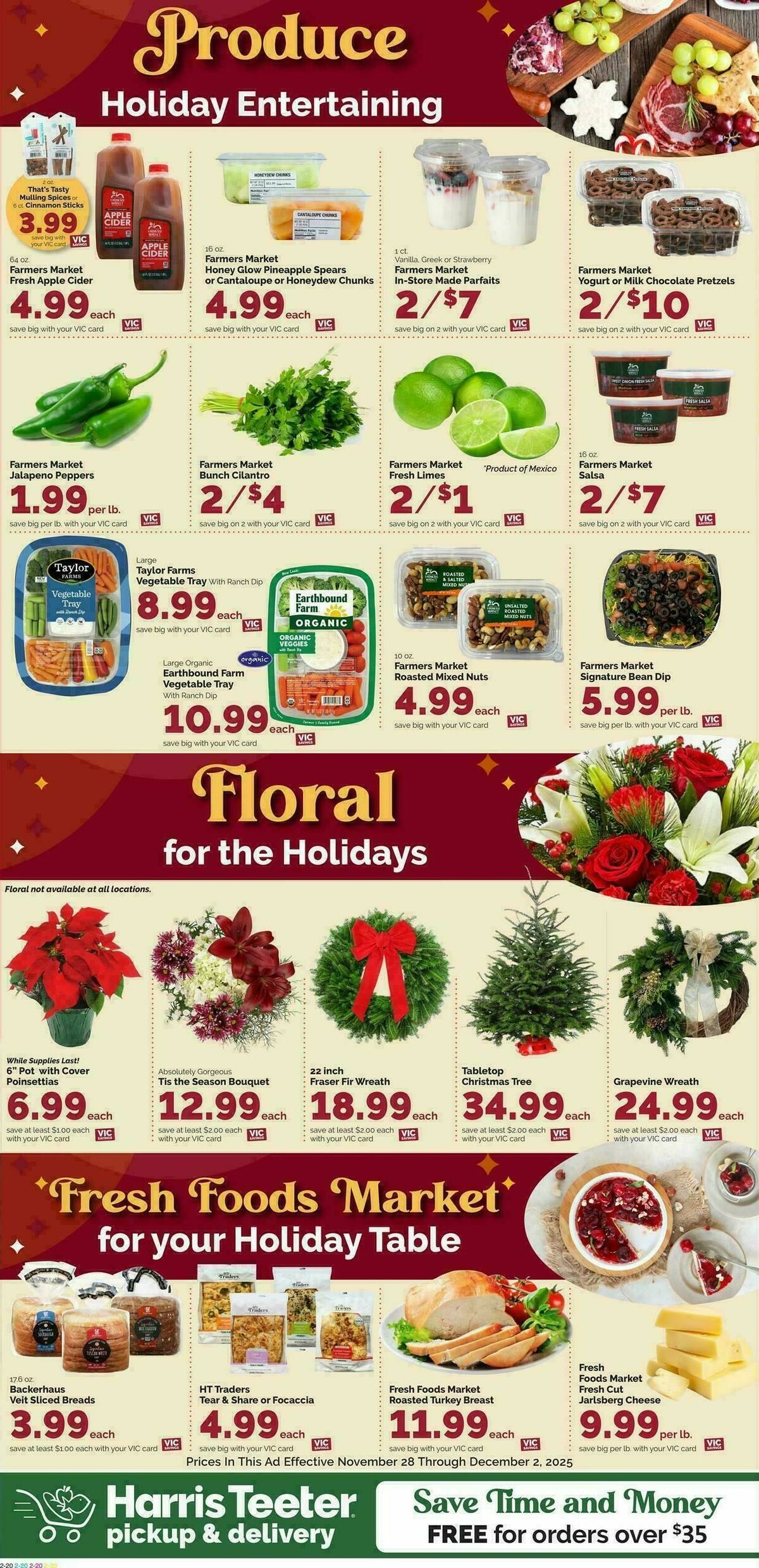 Harris Teeter Weekly Ad from November 28