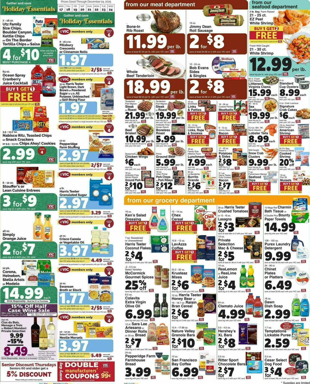 Harris Teeter Weekly Ad from December 17