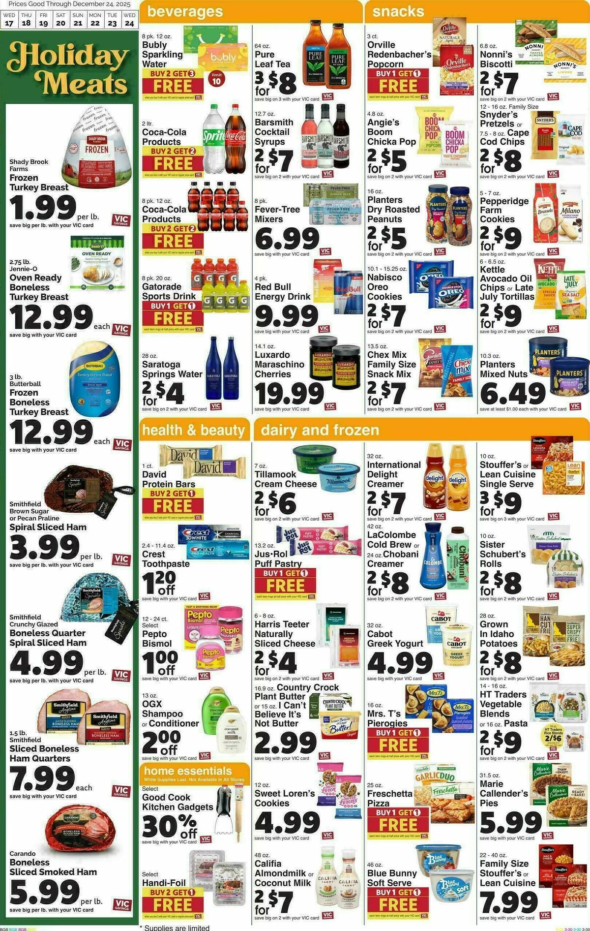 Harris Teeter Weekly Ad from December 17