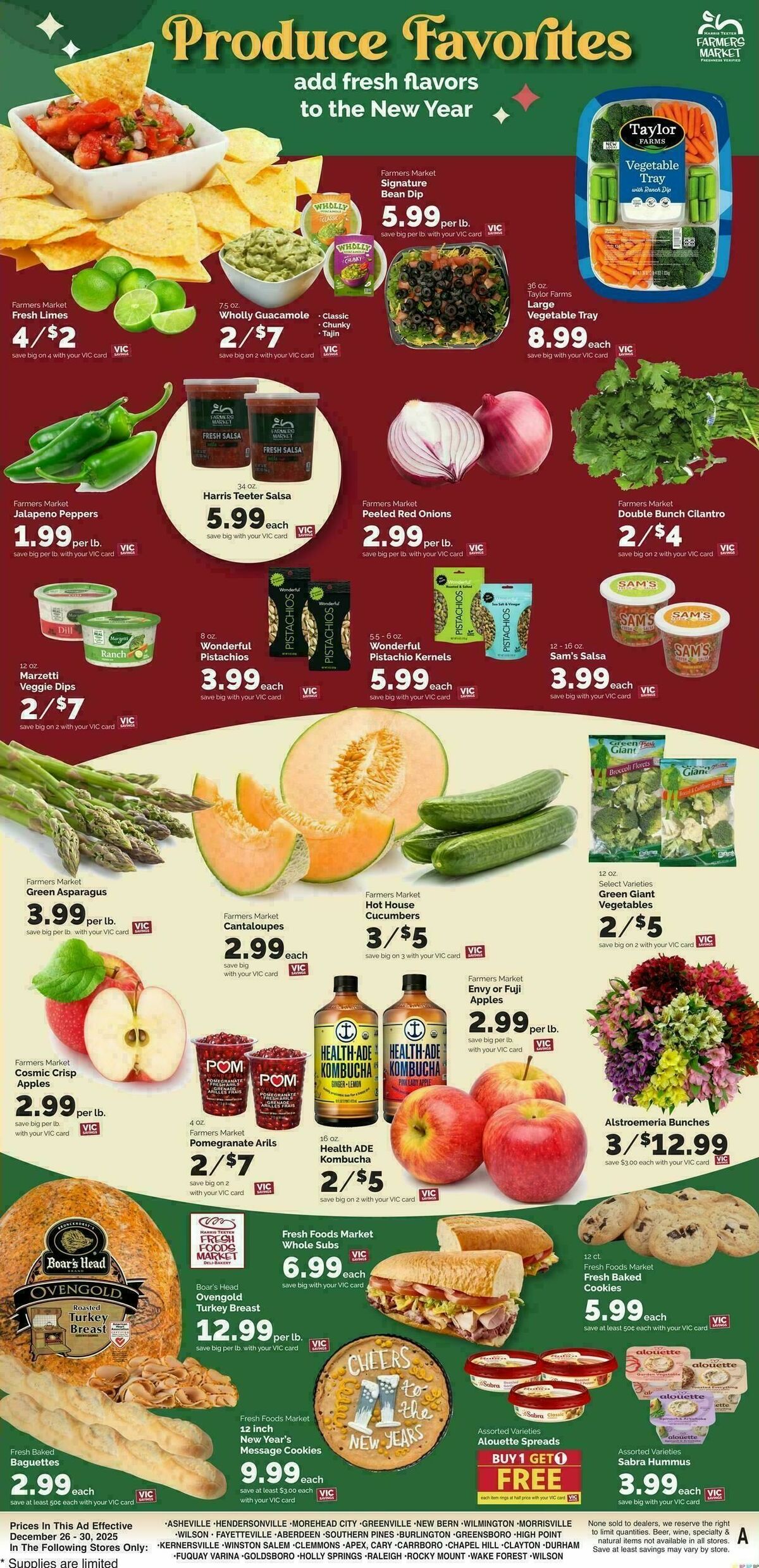 Harris Teeter Weekly Ad from December 26