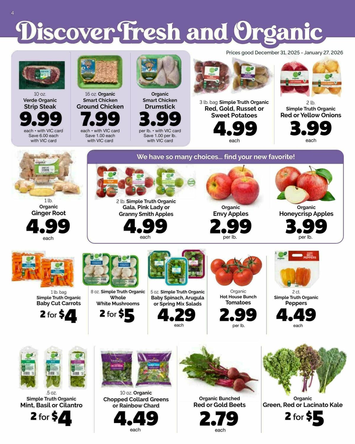 Harris Teeter Weekly Ad from December 31