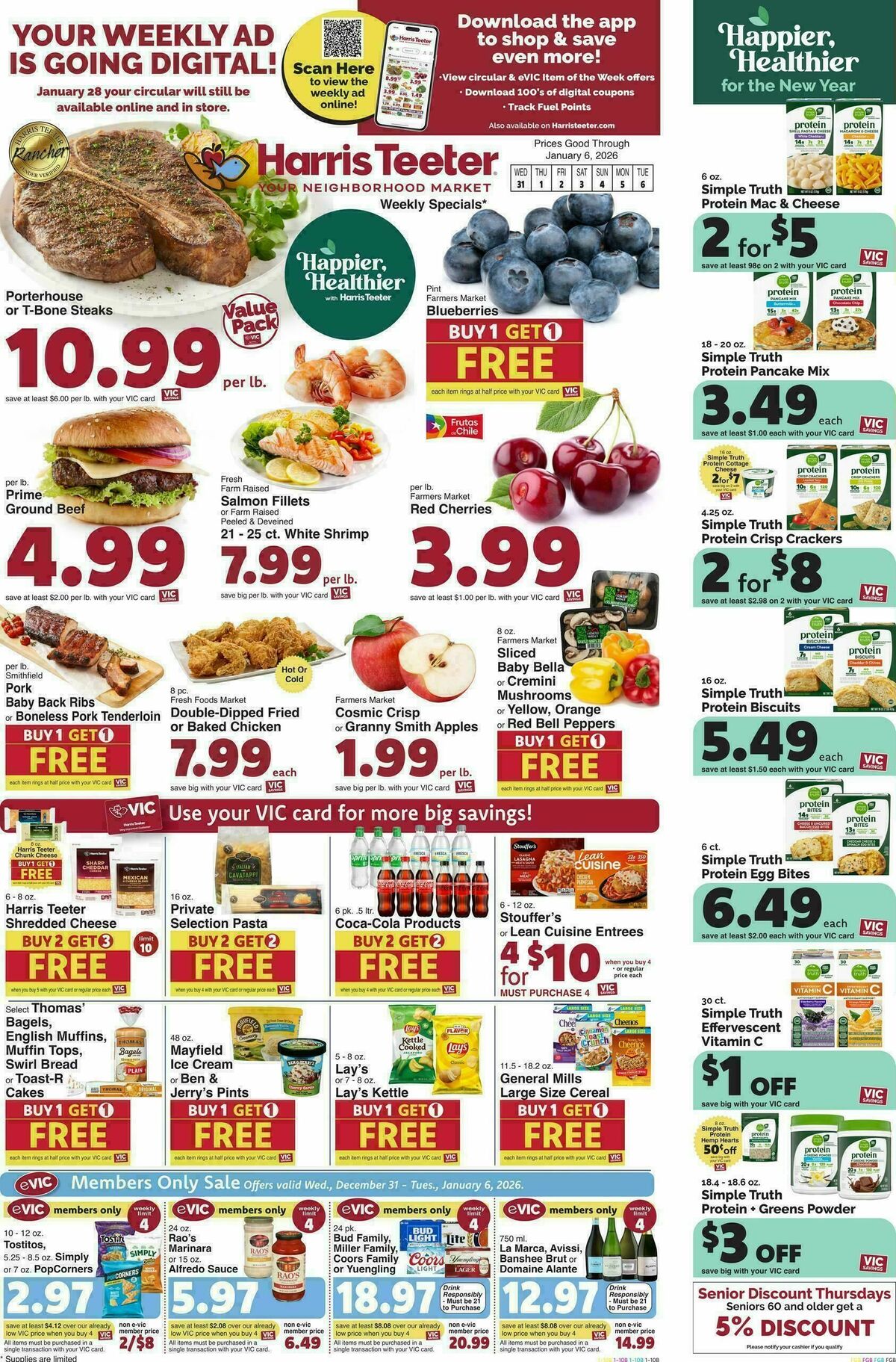 Harris Teeter Weekly Ad from December 31