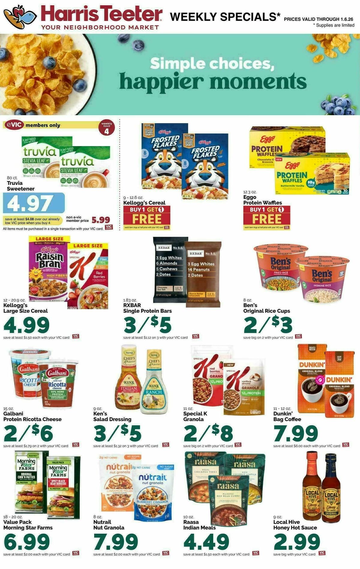 Harris Teeter Weekly Ad from December 31