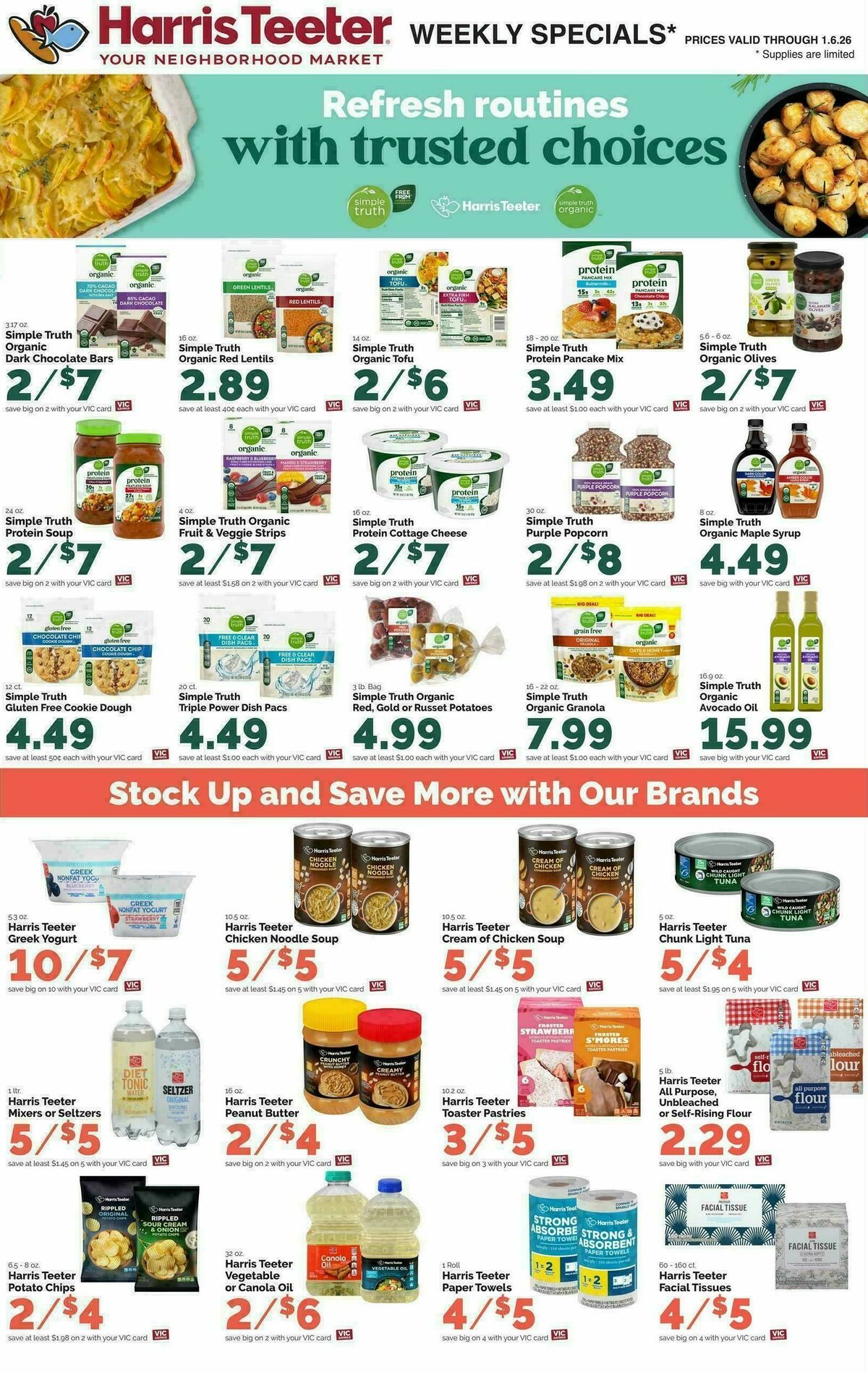 Harris Teeter Weekly Ad from December 31