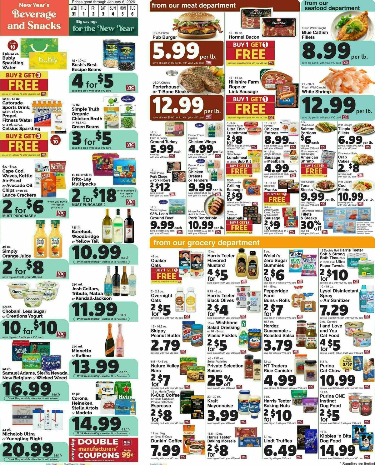 Harris Teeter Weekly Ad from December 31