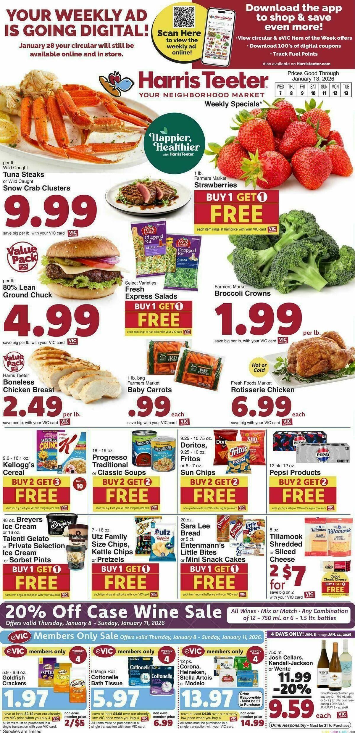 Harris Teeter Weekly Ad from January 7