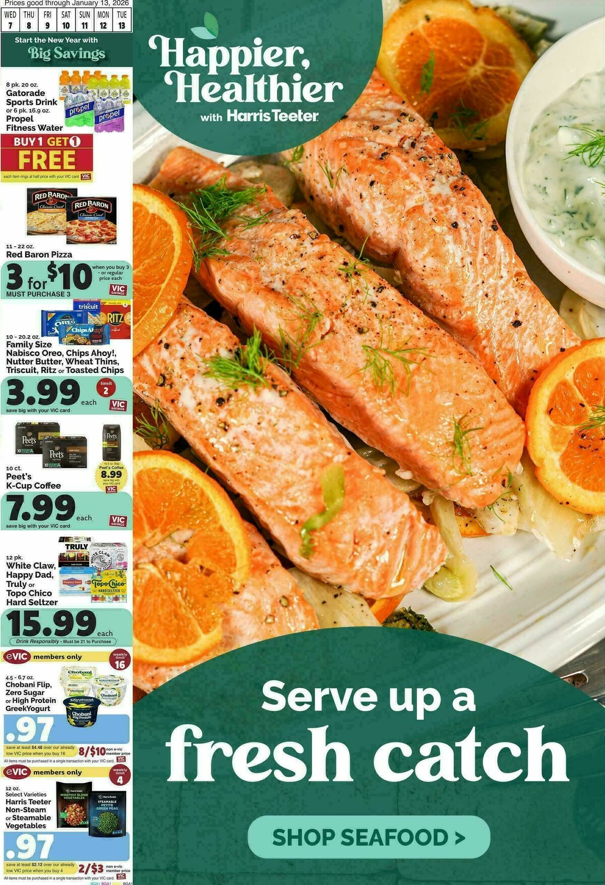 Harris Teeter Weekly Ad from January 7