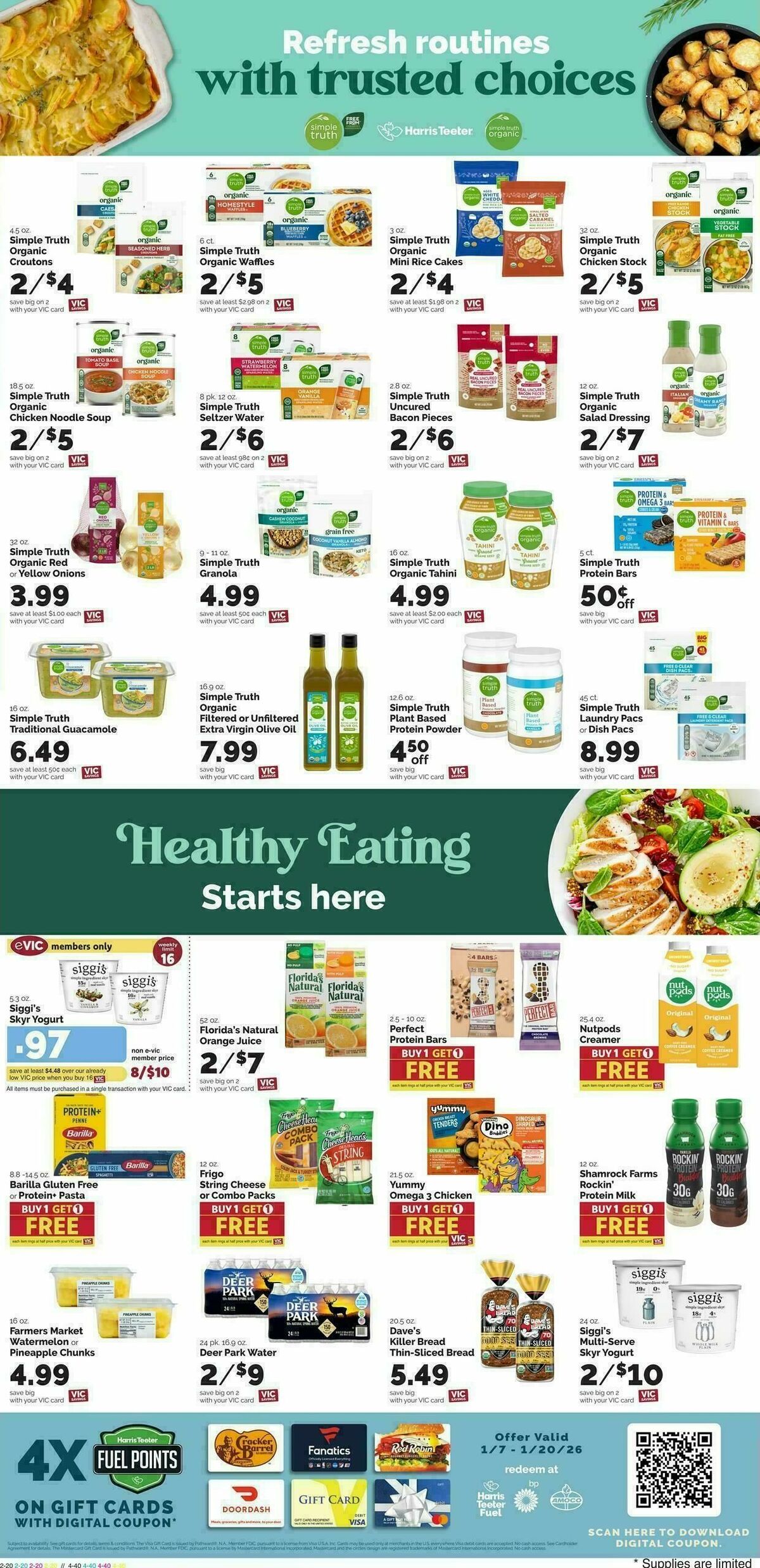 Harris Teeter Weekly Ad from January 7
