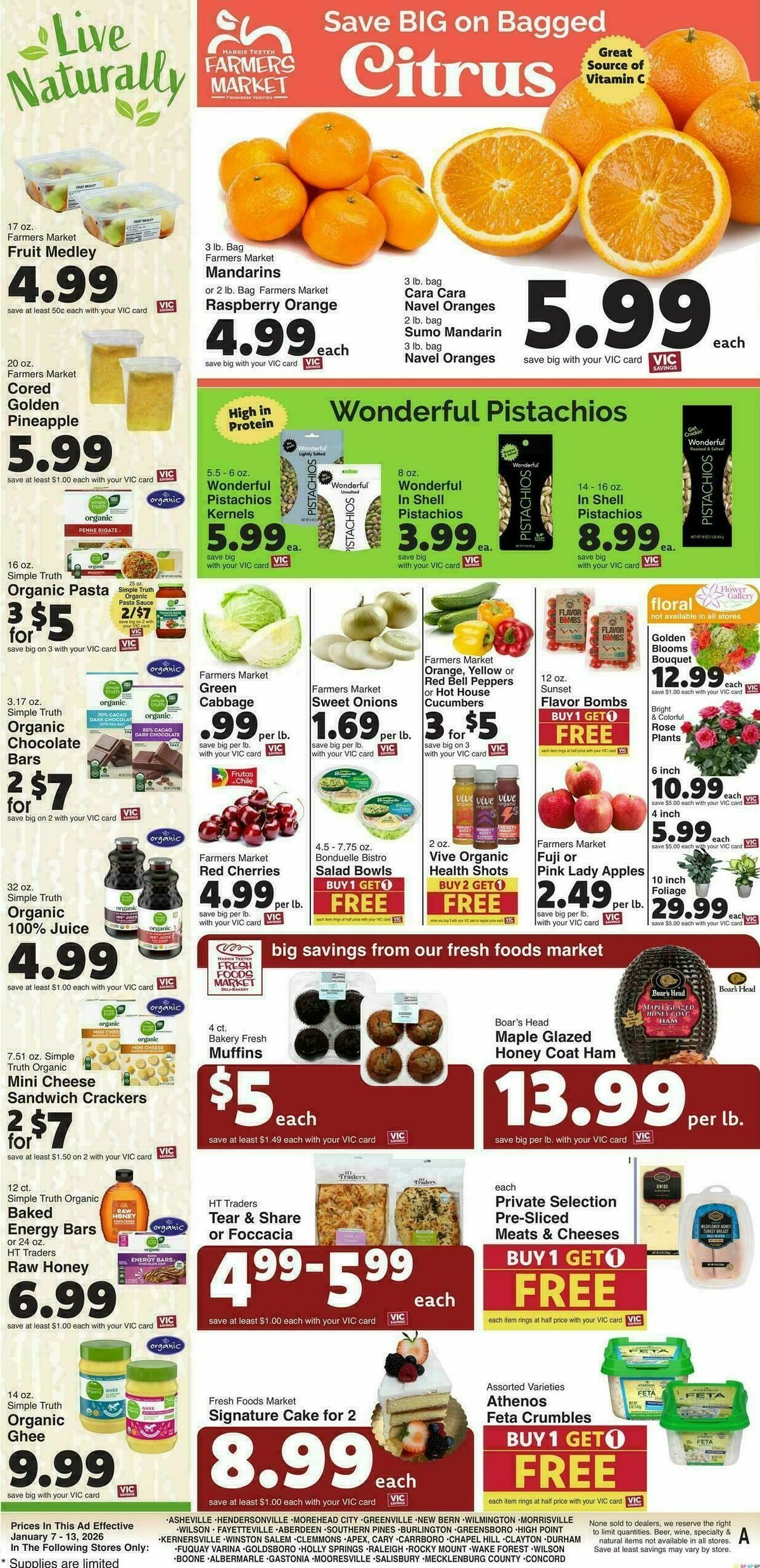 Harris Teeter Weekly Ad from January 7