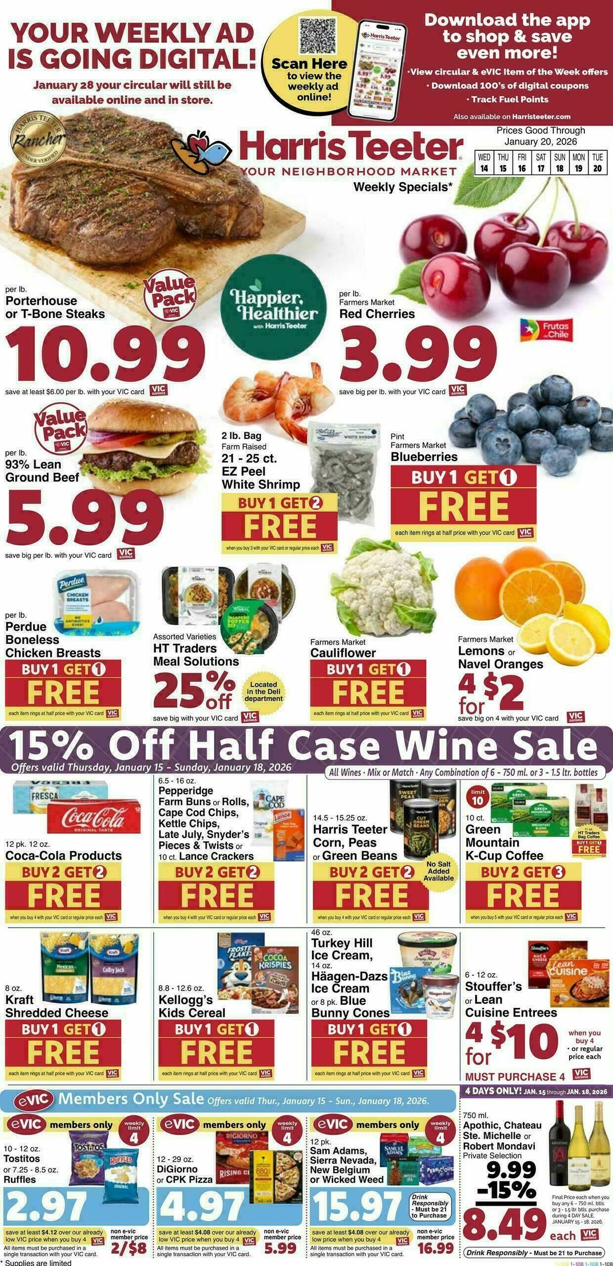 Harris Teeter Weekly Ad from January 14
