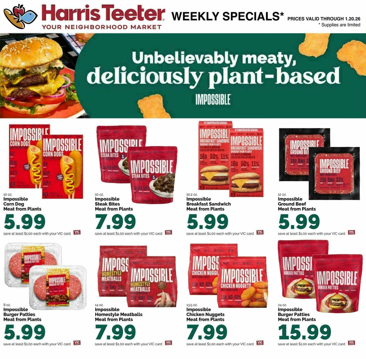 Harris Teeter Weekly Ad from January 14