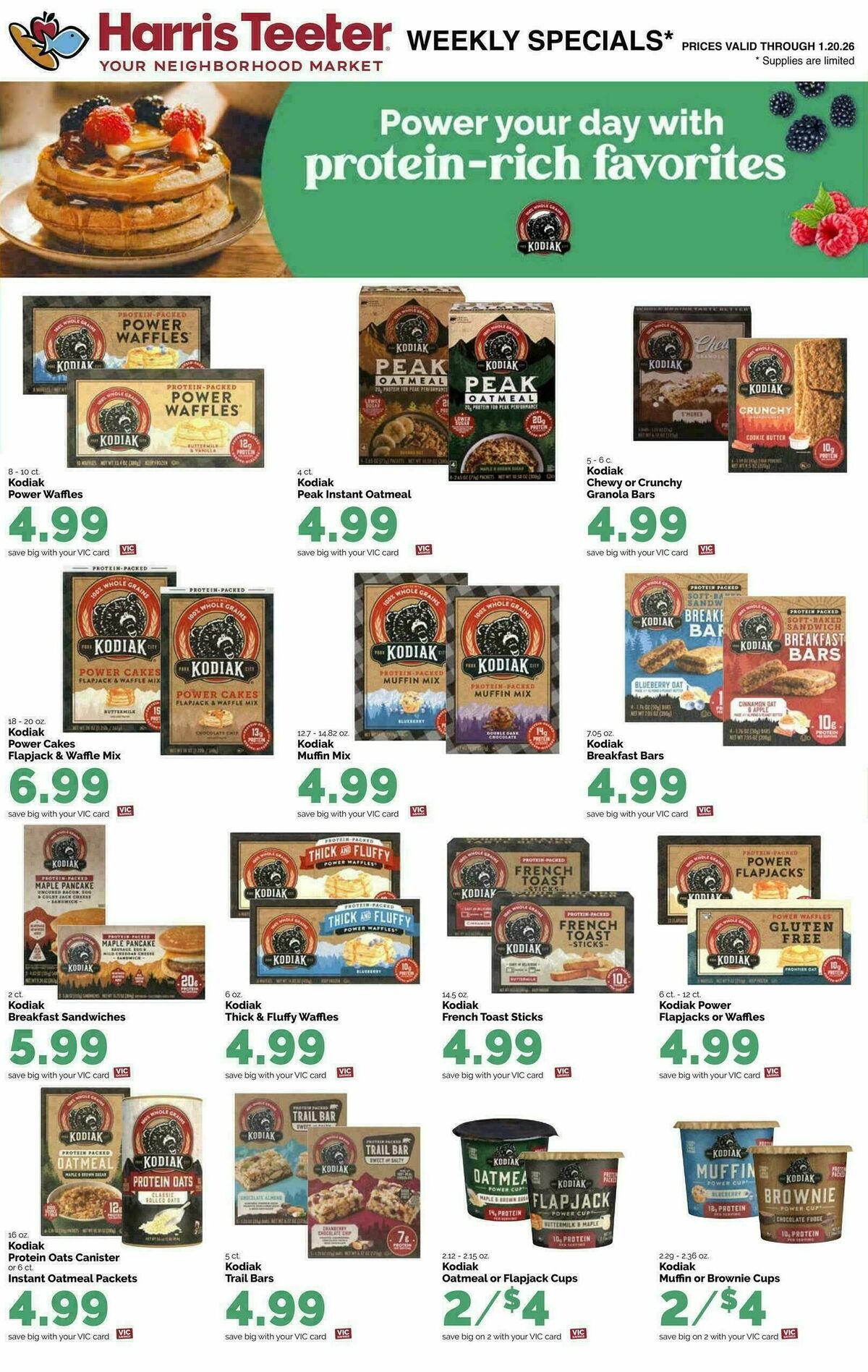 Harris Teeter Weekly Ad from January 14